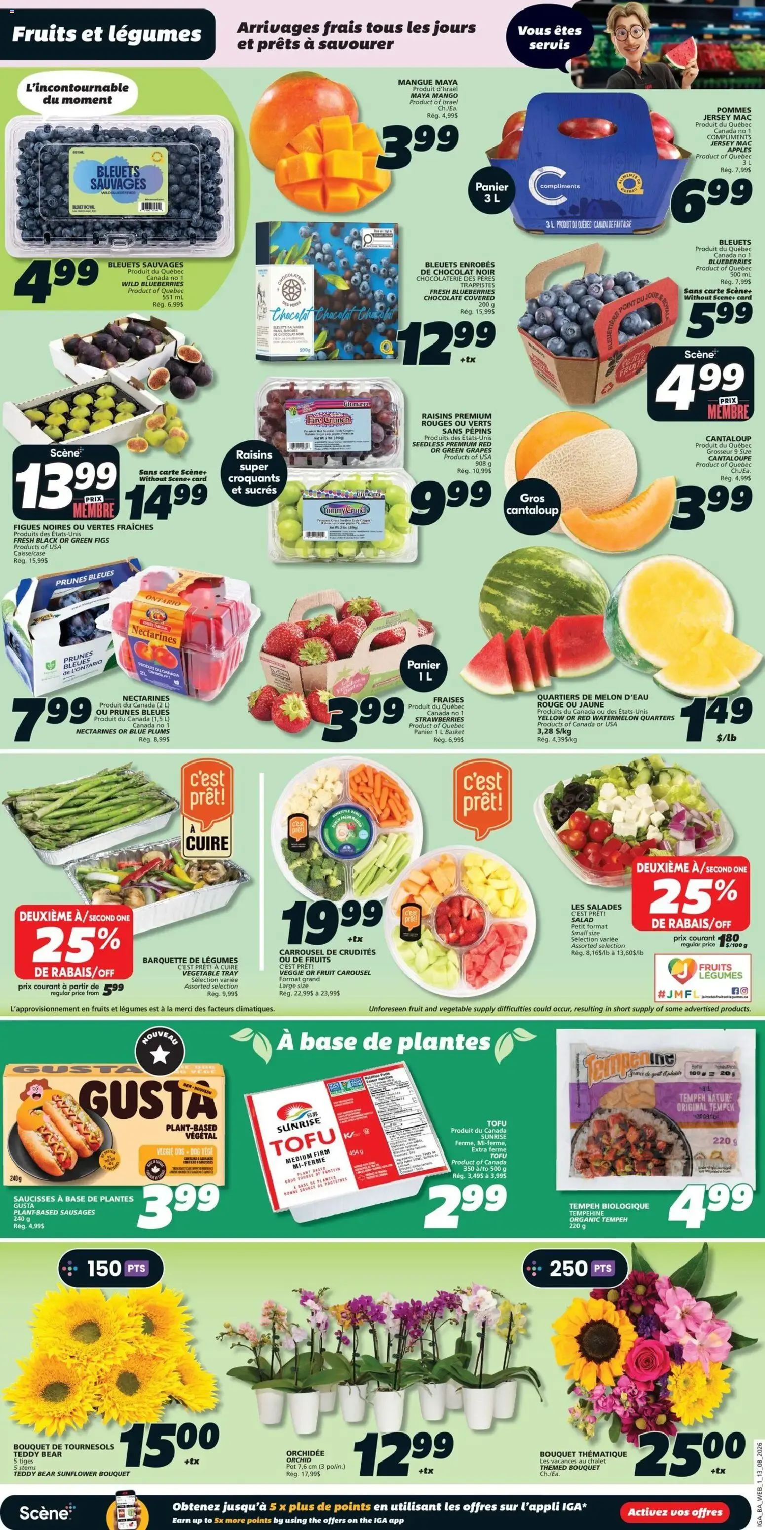IGA weekly flyer / circulaire from Aug 13, 2026 > weekly specials & deals from August 13 to August 19 2026 - flyer page 3