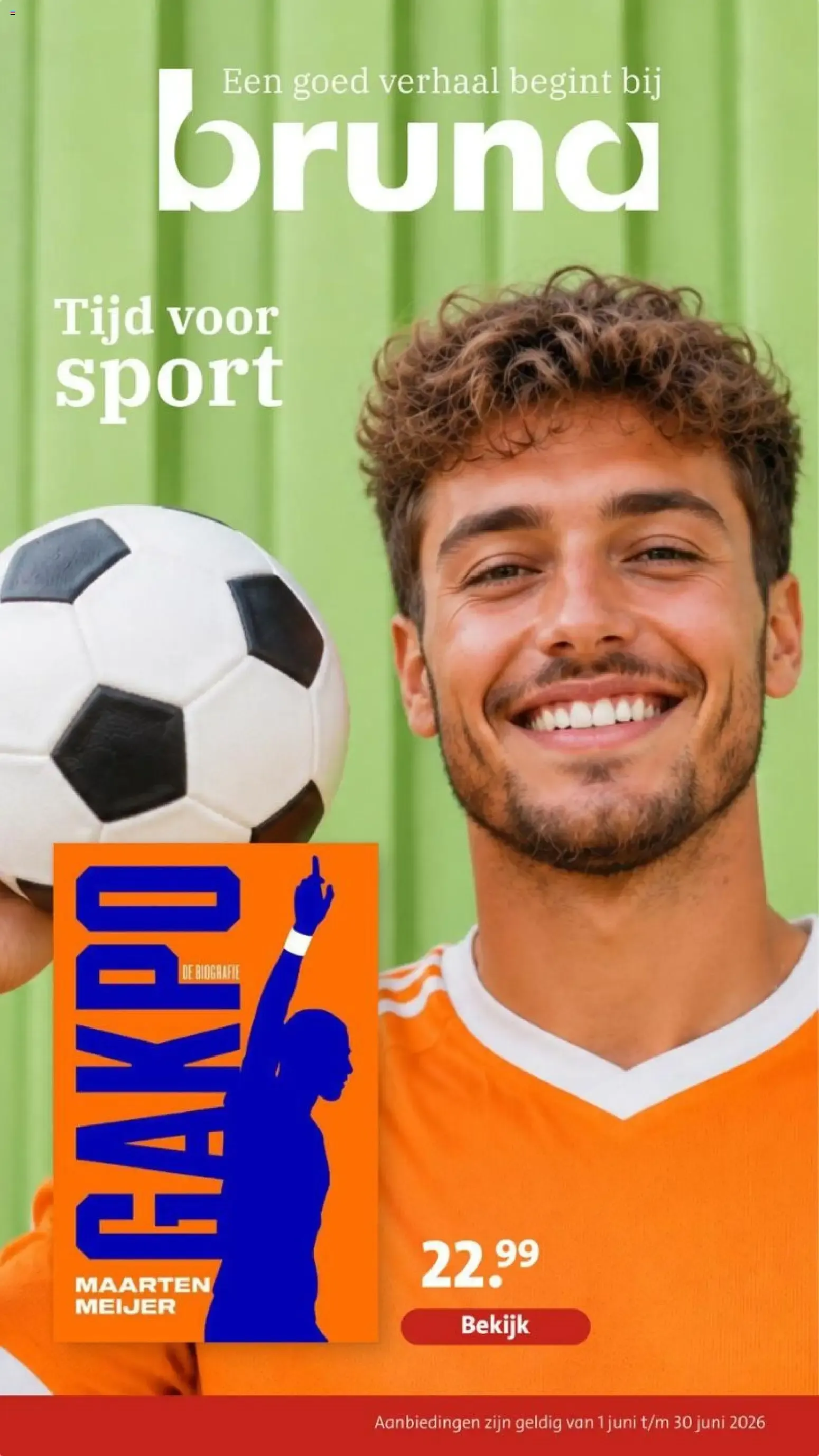 Bruna - Tijd voor sport - CAPKO De biografie van 1 juni tot 30 juni 2026 - Folder pagina 1