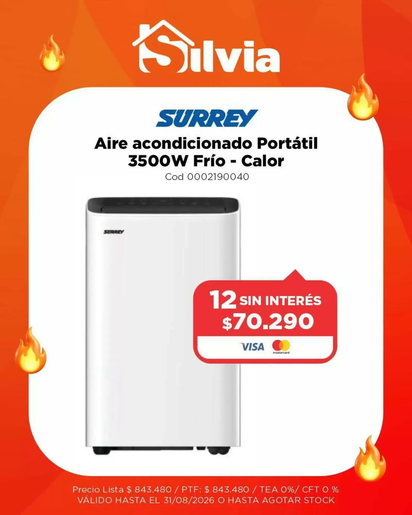 Ofertas de Silvia Climatizá tu hogar! 6 de agosto al 31 de agosto 2026 - Página 10 del catálogo