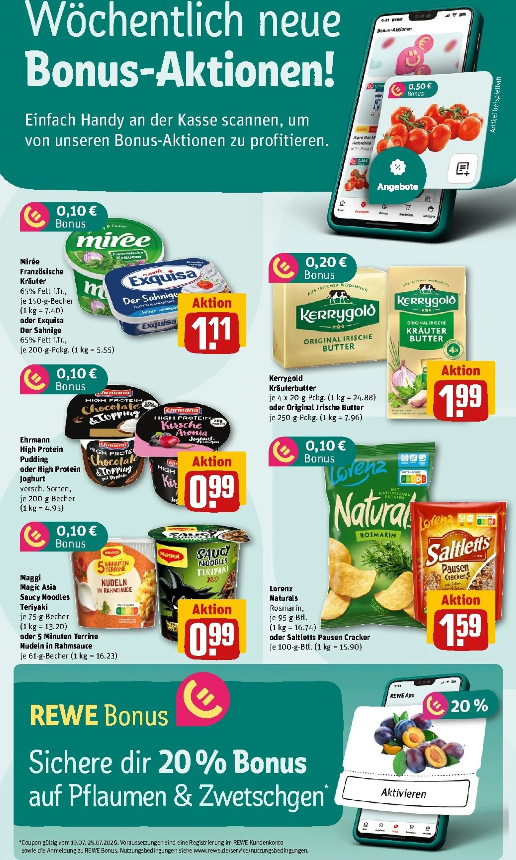 Rewe Prospekt nächste Woche – von Montag 20.07.2026 bis Sonntag 26.07.2026 von 20. Juli bis 26. Juli 2026 - Prospekt seite 2