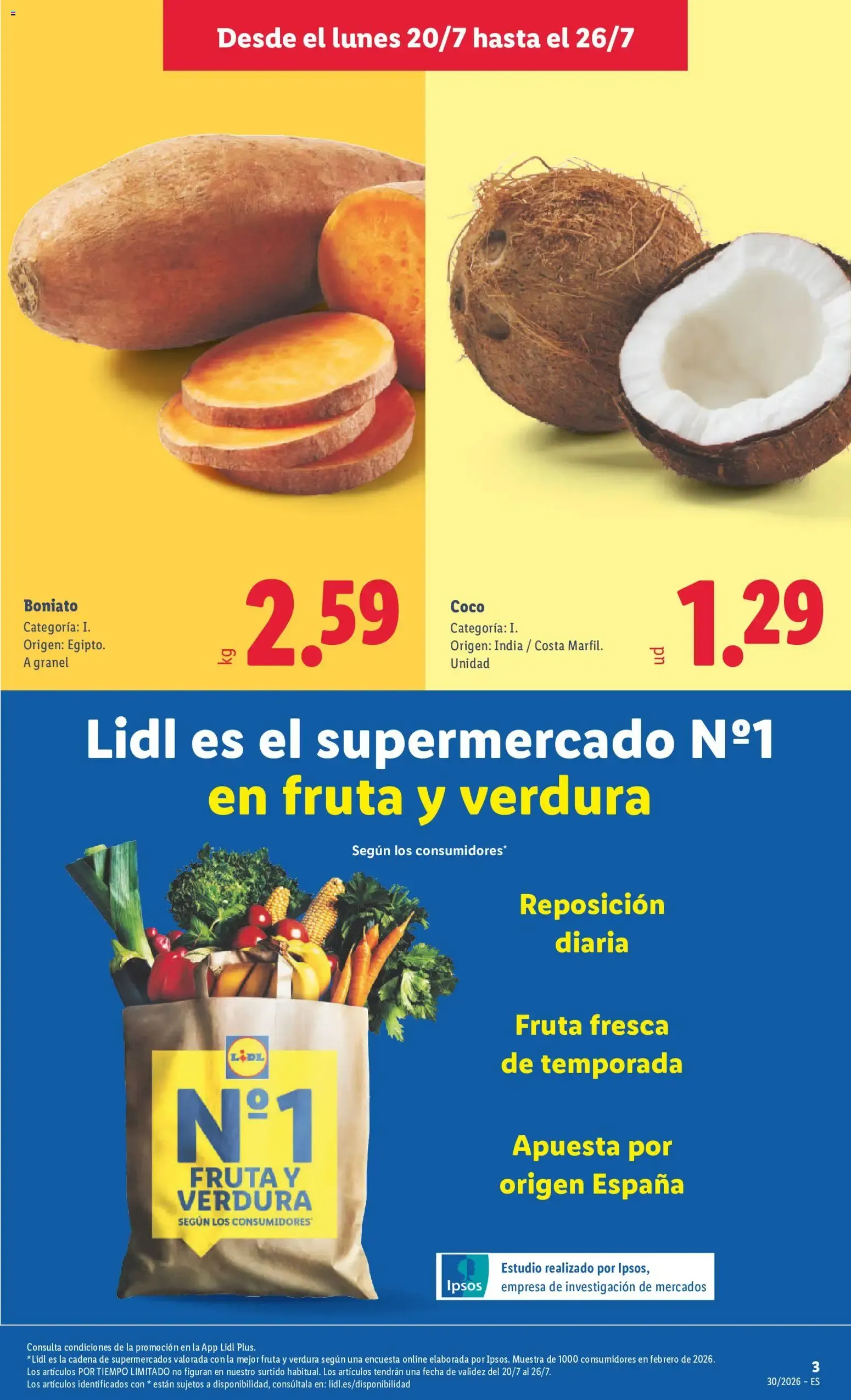 Catálogo de Lidl folleto del 20/07/2026 | Ofertas 20 de julio al 26 de julio 2026 - Página 3