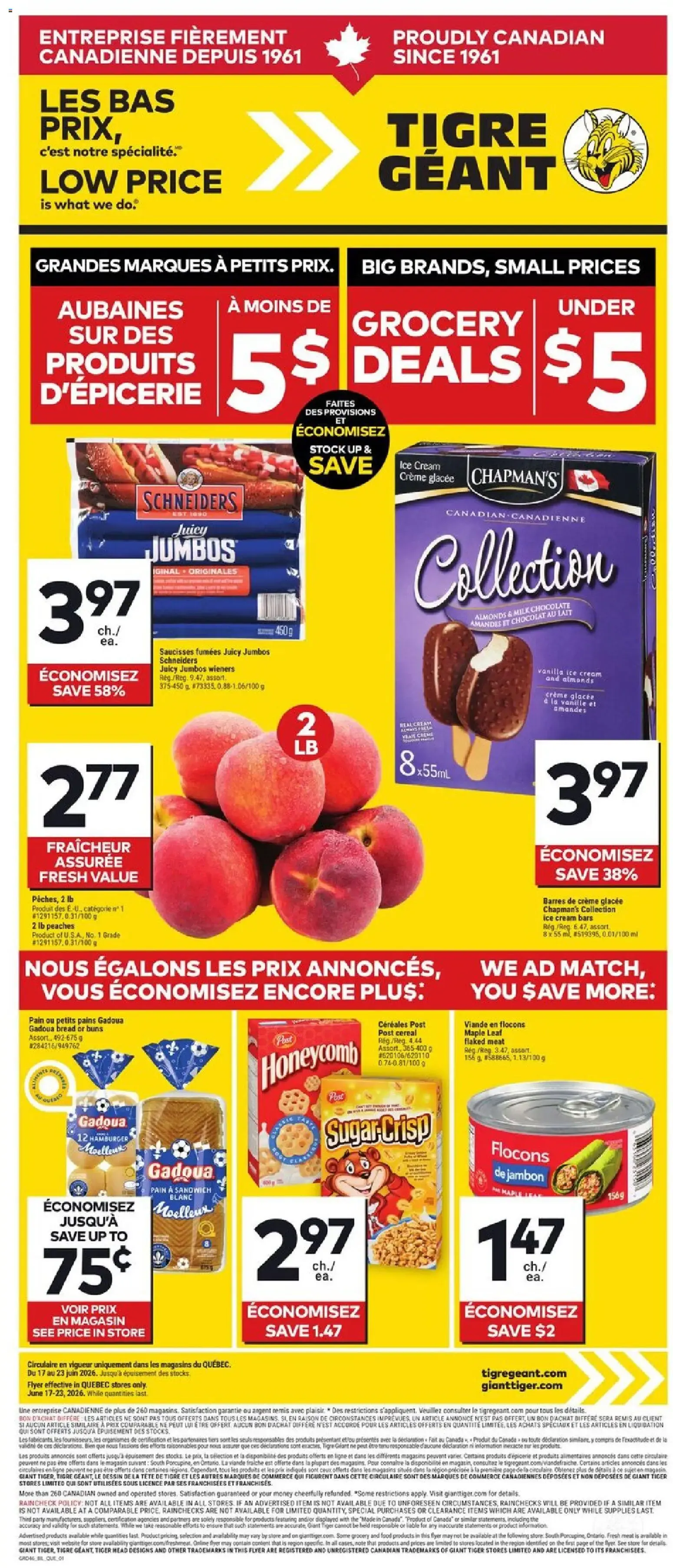 Giant Tiger Flyer | from Jun 17, 2026 | Weekly deals