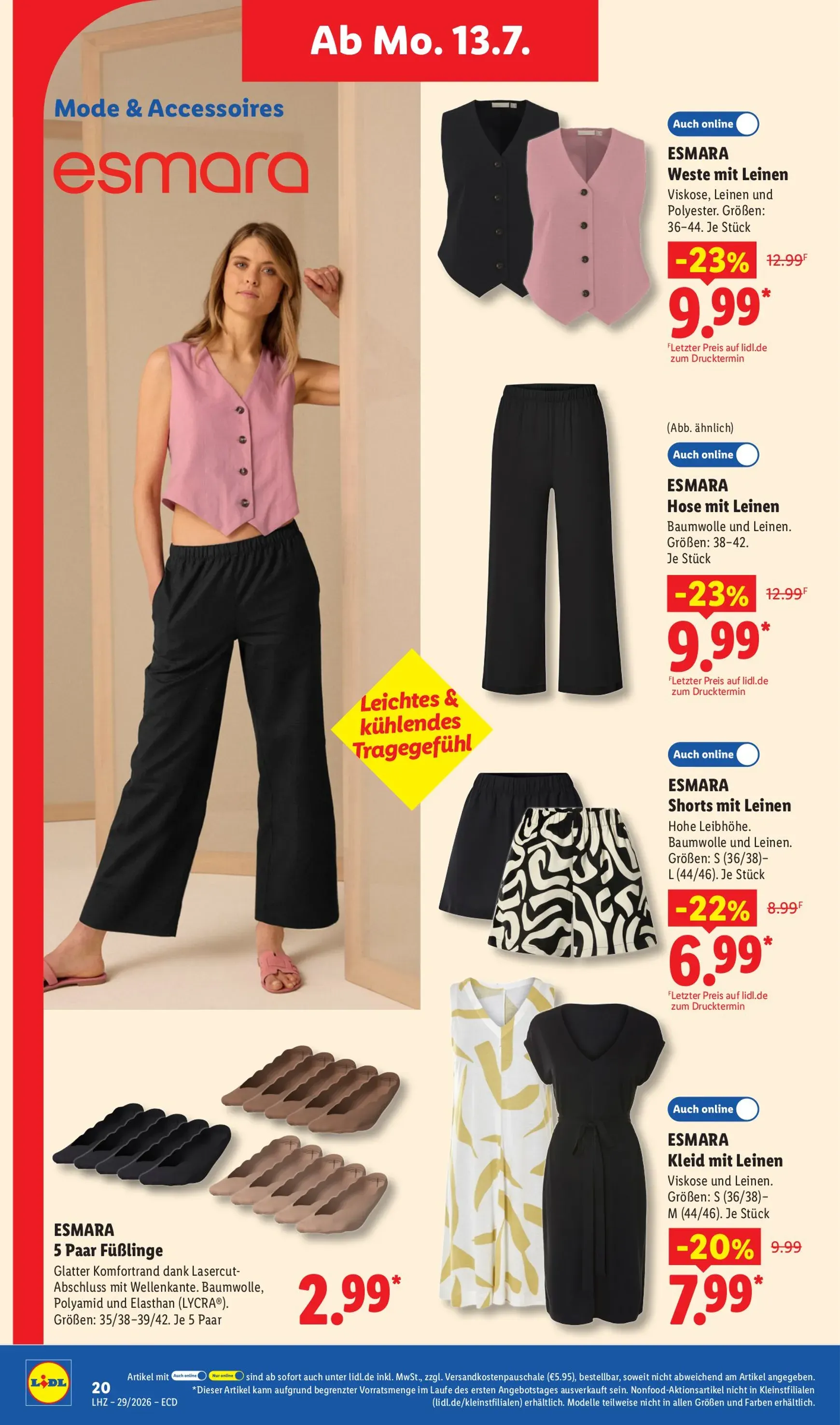 Lidl - Angebot der Woche Prospekt nächste Woche – von Montag 13.07.2026 bis Samstag 18.07.2026 von 13. Juli bis 18. Juli 2026 - Prospekt seite 18