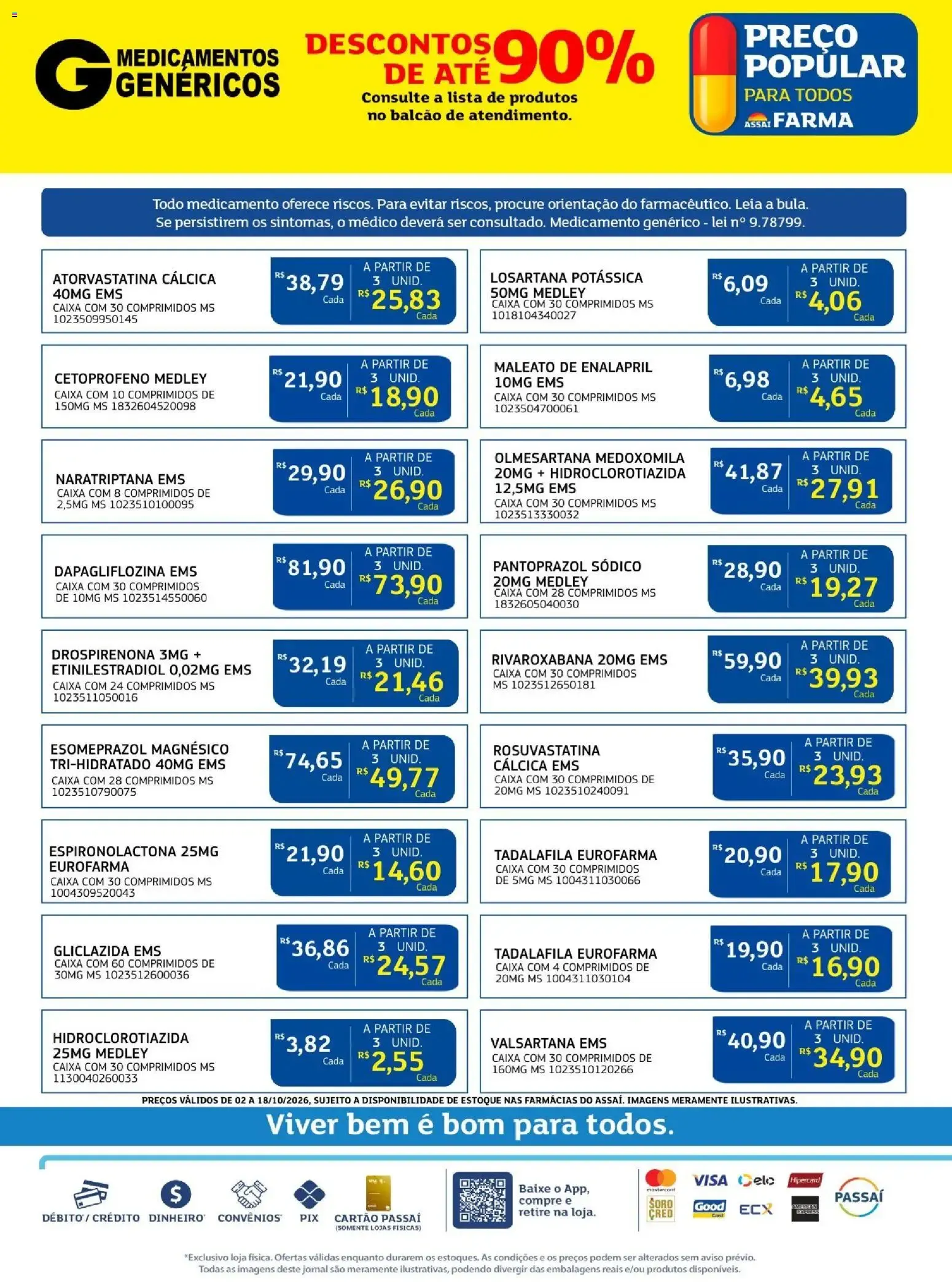 Encarte de Assaí Farma 2 de outubro até 18 de outubro 2026 - Pagina 2