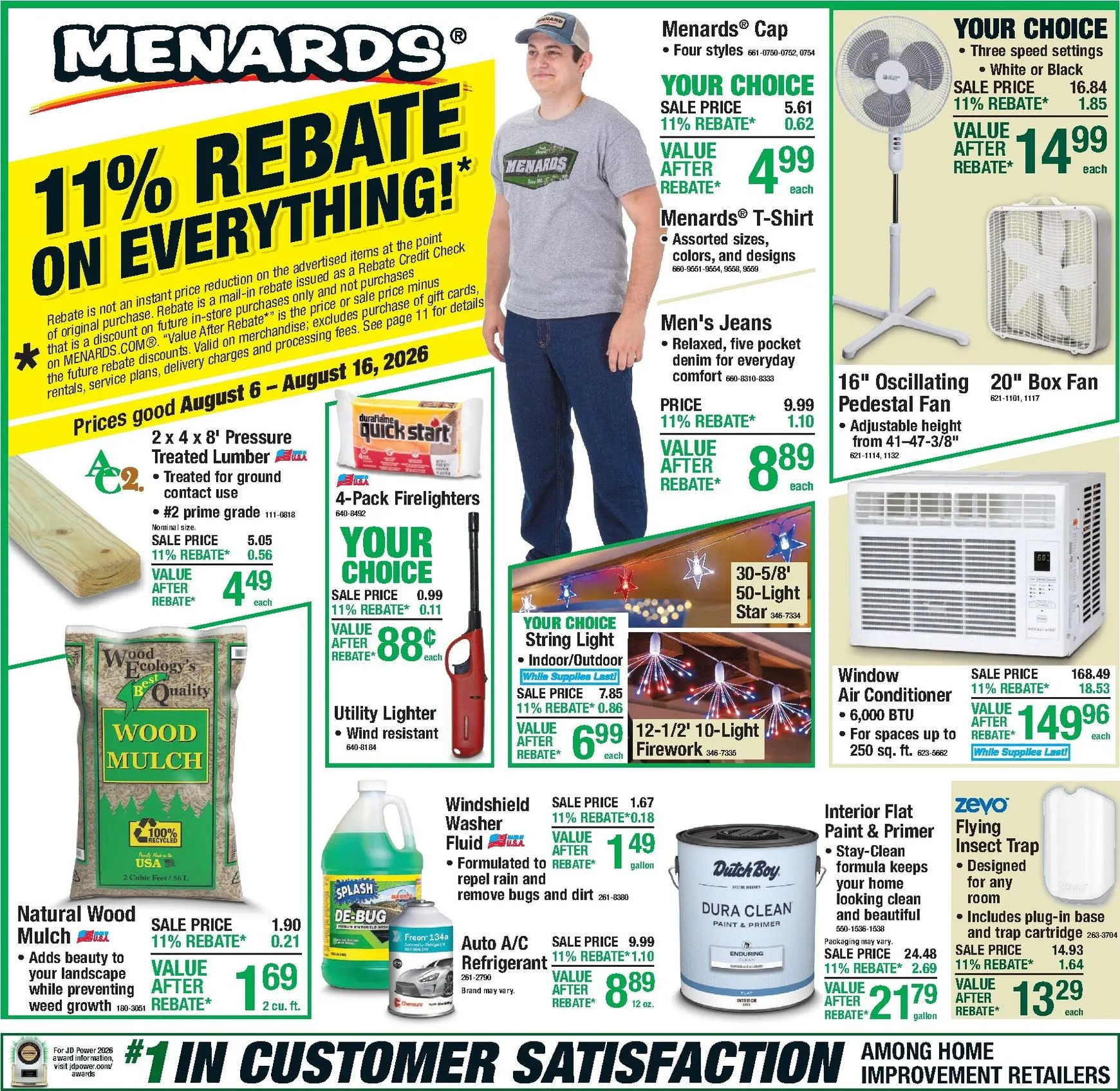 Menards - 11% Rebate on Everything!