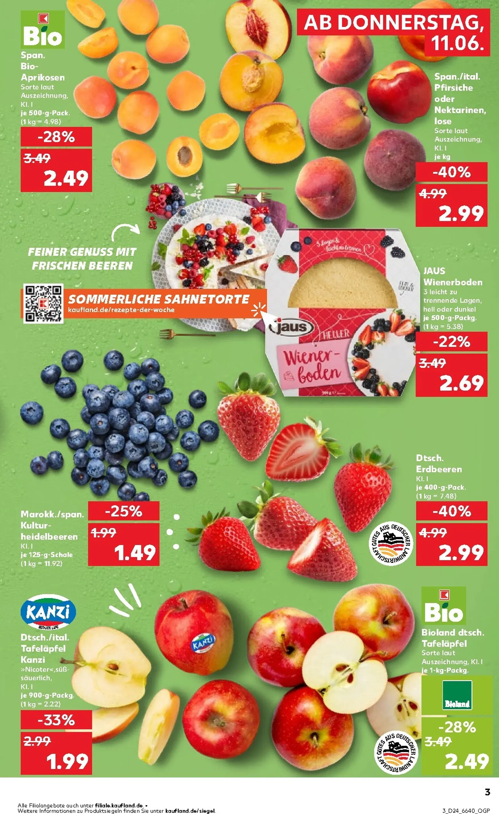 Kaufland Prospekt – von Donnerstag 11.06.2026 bis Mittwoch 17.06.2026 von 11. Juni bis 17. Juni 2026 - Prospekt seite 3