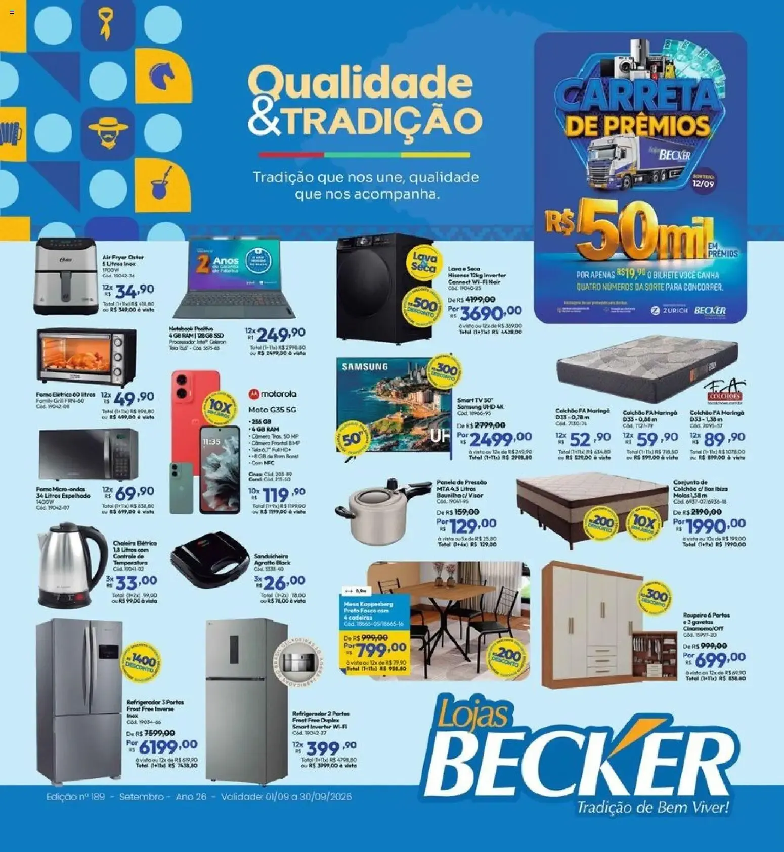 Encarte de Lojas Becker - Setembro 1 de setembro até 30 de setembro 2026 - Pagina 1