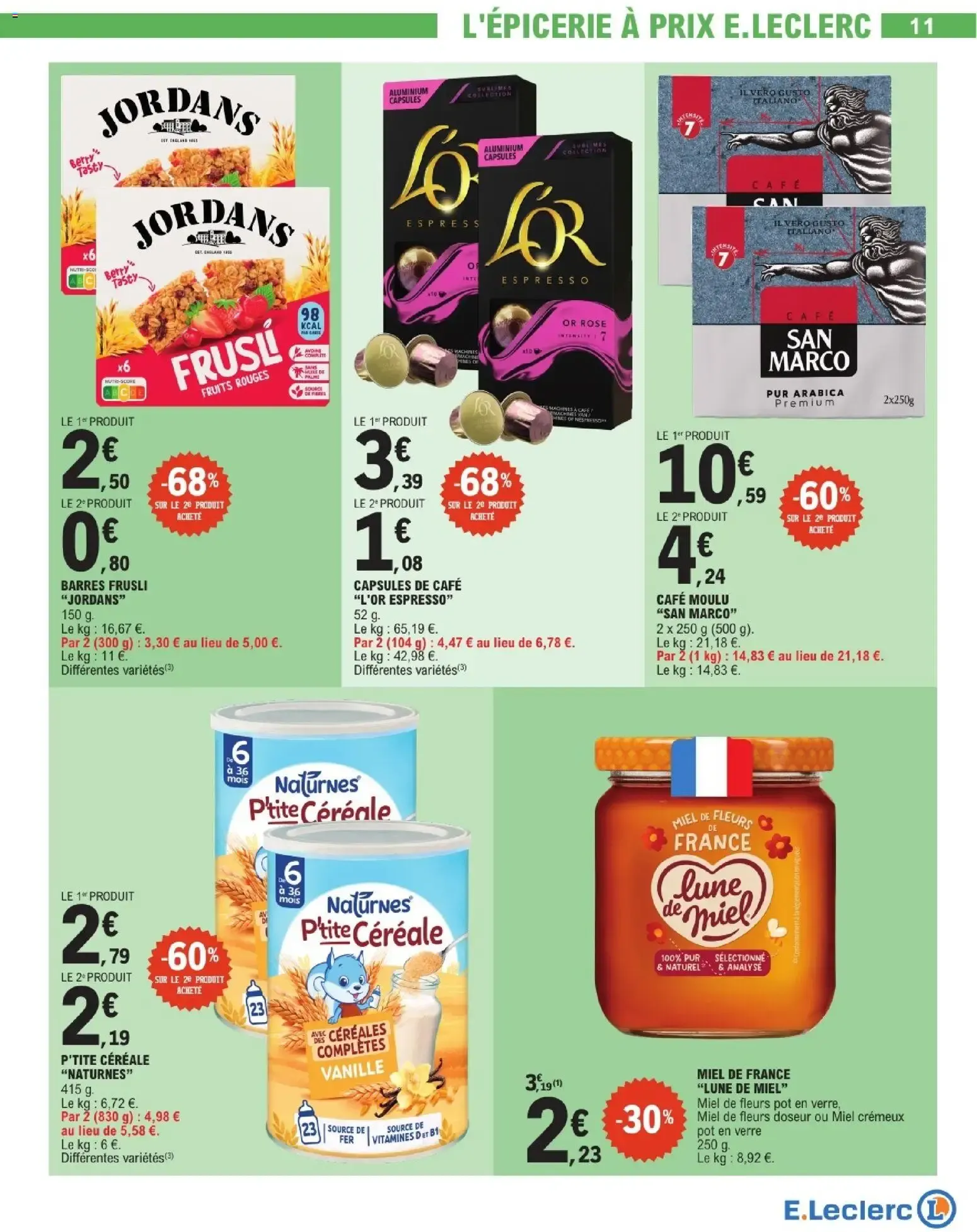 E.Leclerc: Que des promos en or pour le quotidien! du 6 octobre au 17 octobre 2026 - Catalogue page 11
