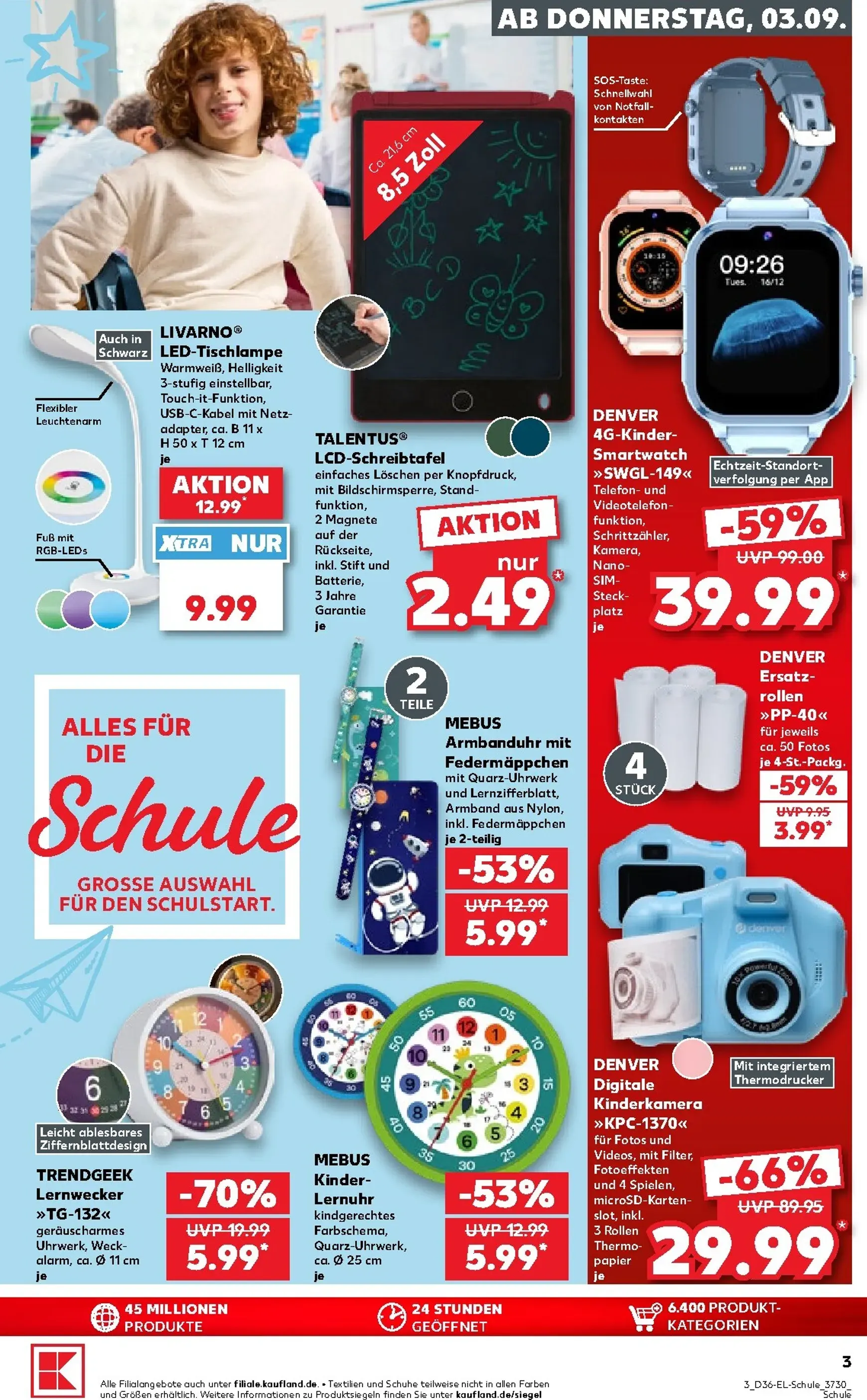 Neuer Kaufland - Back to School Prospekt – von Donnerstag 03.09.2026 bis Mittwoch 16.09.2026 von 3. September bis 16. September 2026 - Prospekt seite 3