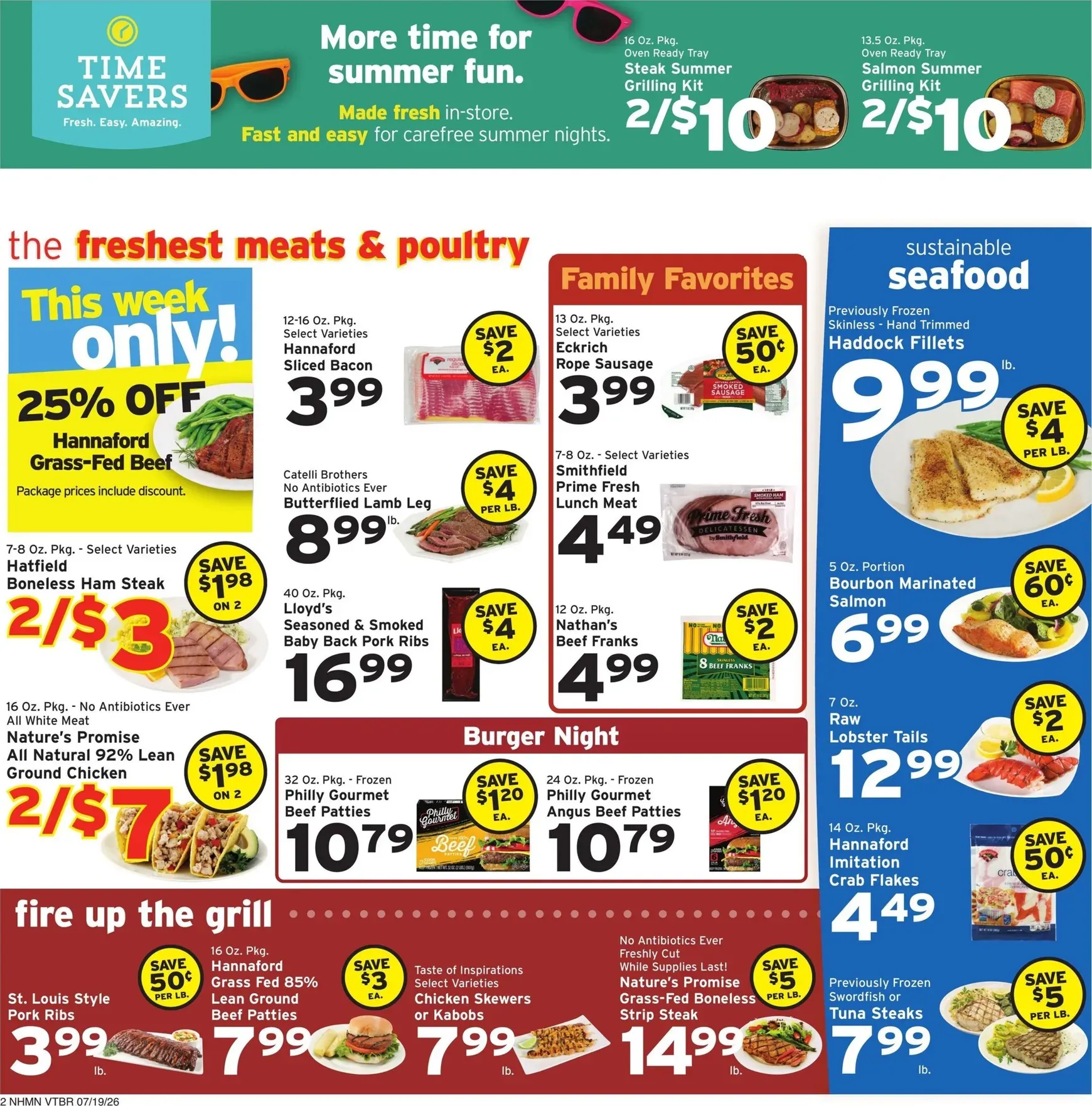 Weekly ad Current Hannaford leaflet valid from Sunday 07/19/2026 to Saturday 07/25/2026 from July 19 to July 25 2026 - Page 2