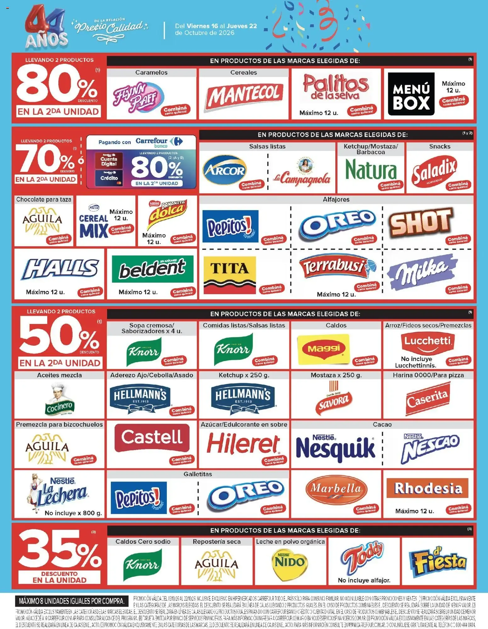 Ofertas de Carrefour: 3ra Semana de Festejos y 44 Años - Ofertas de Productos Carrefour 16 de octubre al 22 de octubre 2026 - Página 10 del catálogo