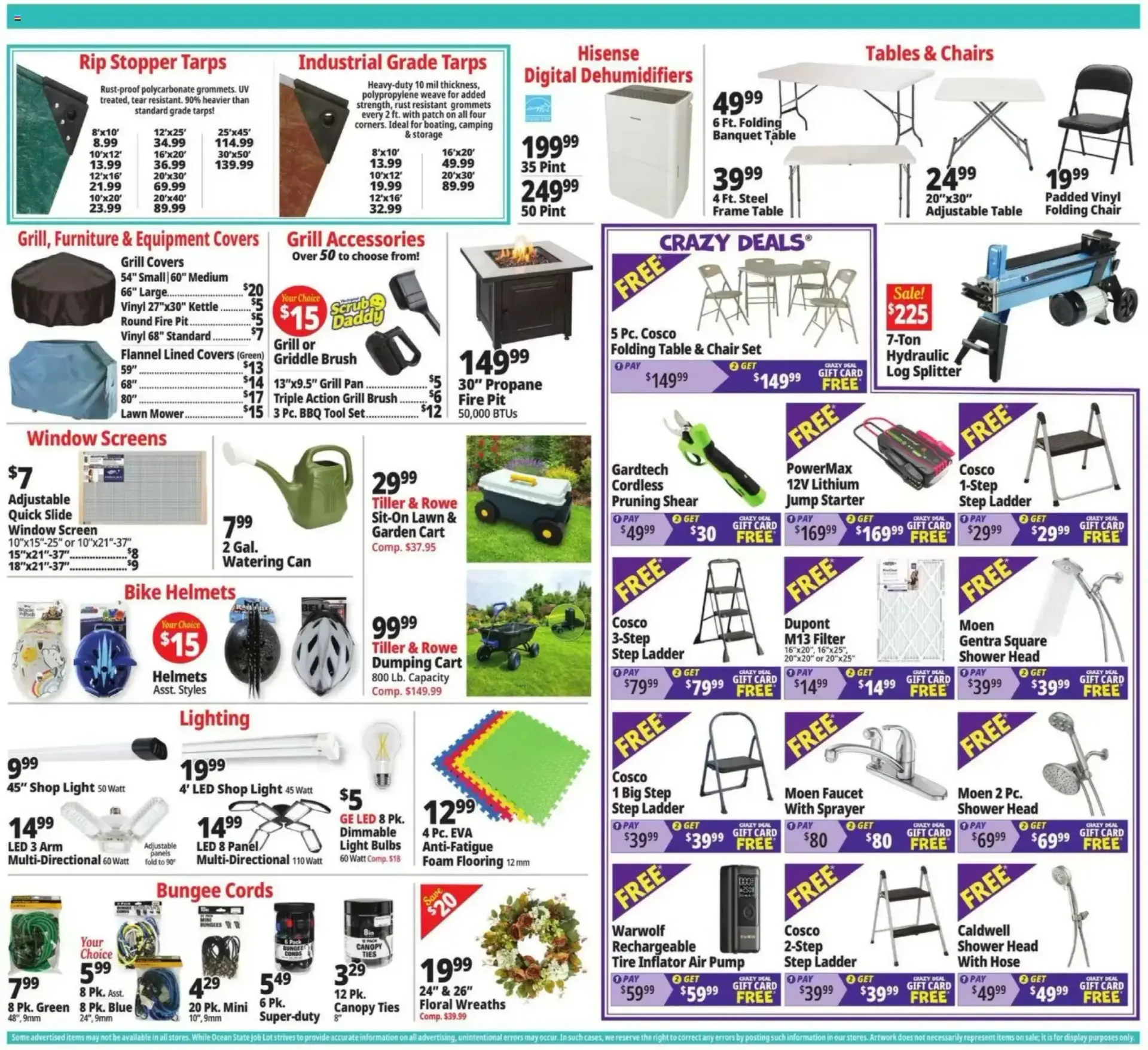 Weekly promotion Ocean State Job Lot - End of Summer Online Sale spanning from August 27 to September 2 2026 - Page 3 for Catalogue 365