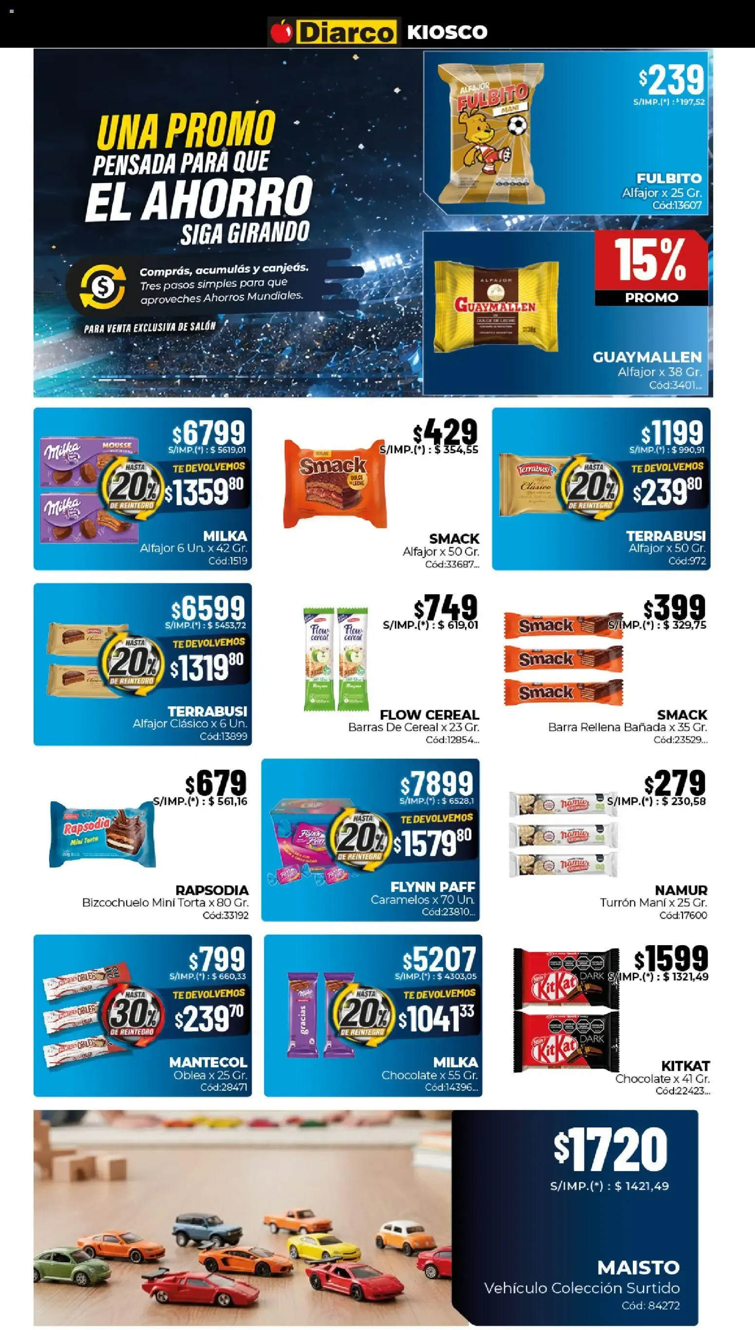 Ofertas de Diarco Ahorros Mundiales 22 de junio al 26 de junio 2026 - Página 6 del catálogo
