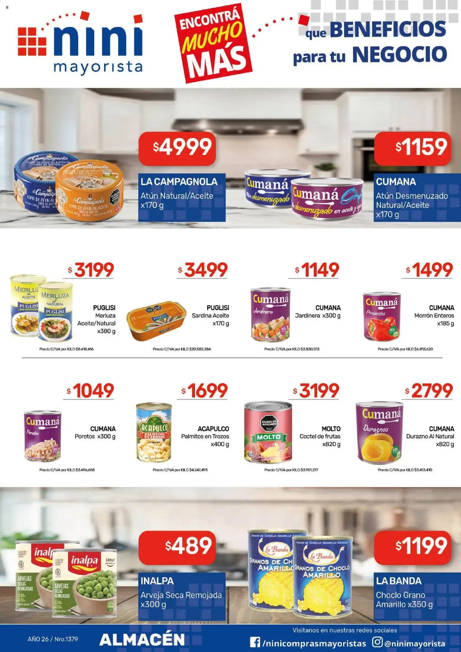 Ofertas de NINI Mayorista catálogo del 28/09/2026 - 04/10/2026 28 de septiembre al 4 de octubre 2026 - Página 28 del catálogo