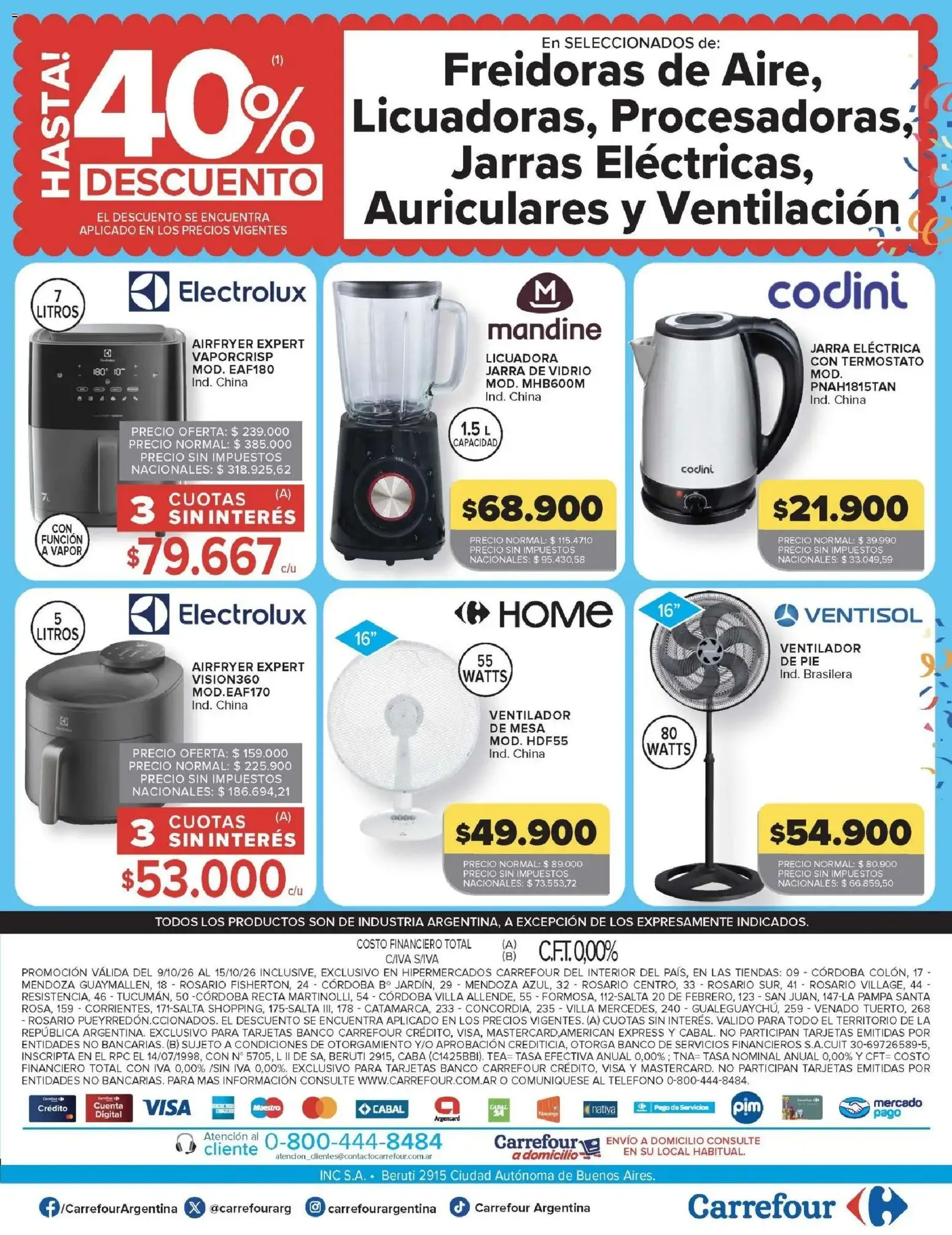 Ofertas de Carrefour Ofertas || del 09/10/2026 - 15/10/2026 || Promociones 9 de octubre al 15 de octubre 2026 - Página 39 del catálogo