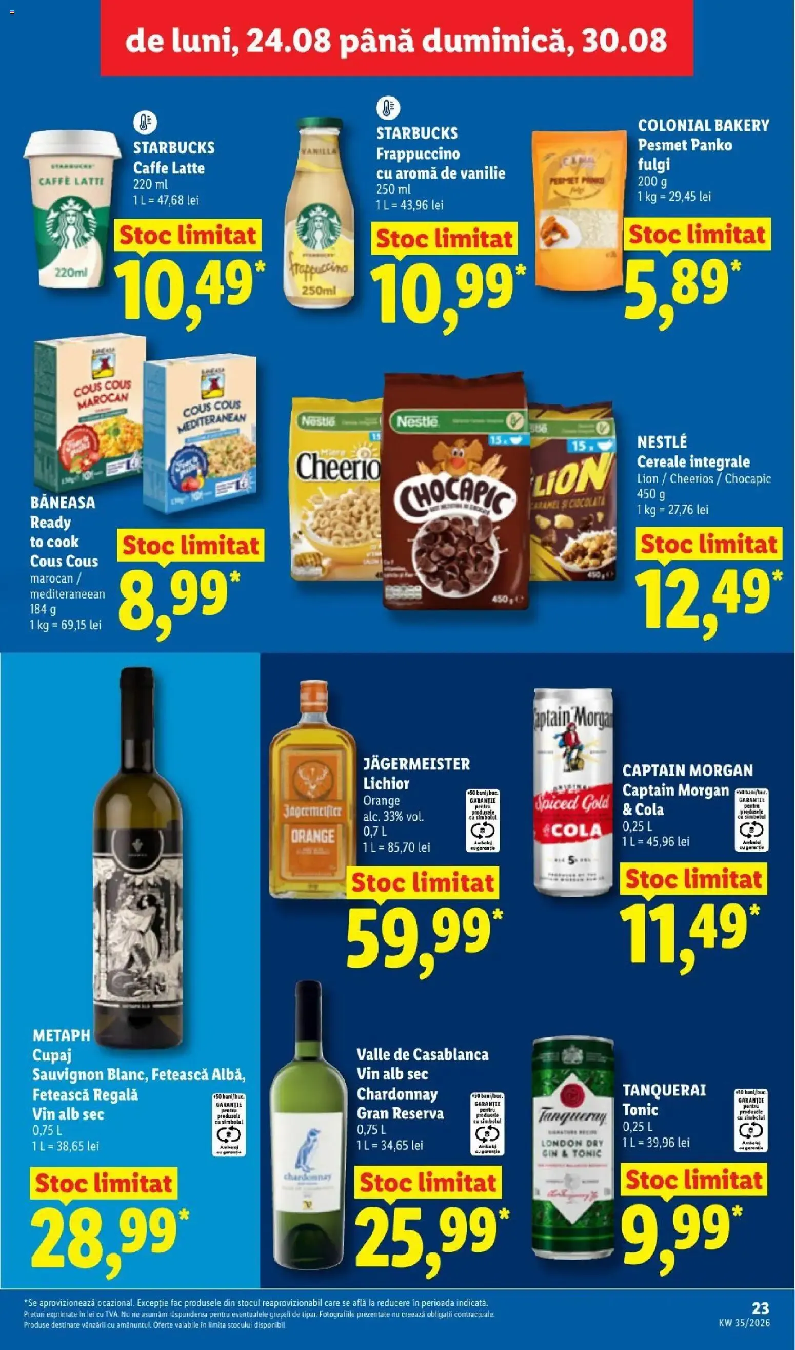 Catalog LIDL: Ieftin și înainte, și după ziua de salariu (Ofertas del 24 al 30 de agosto de 2026) de la 24 august până la 30 august 2026 - Revista Pagina 23