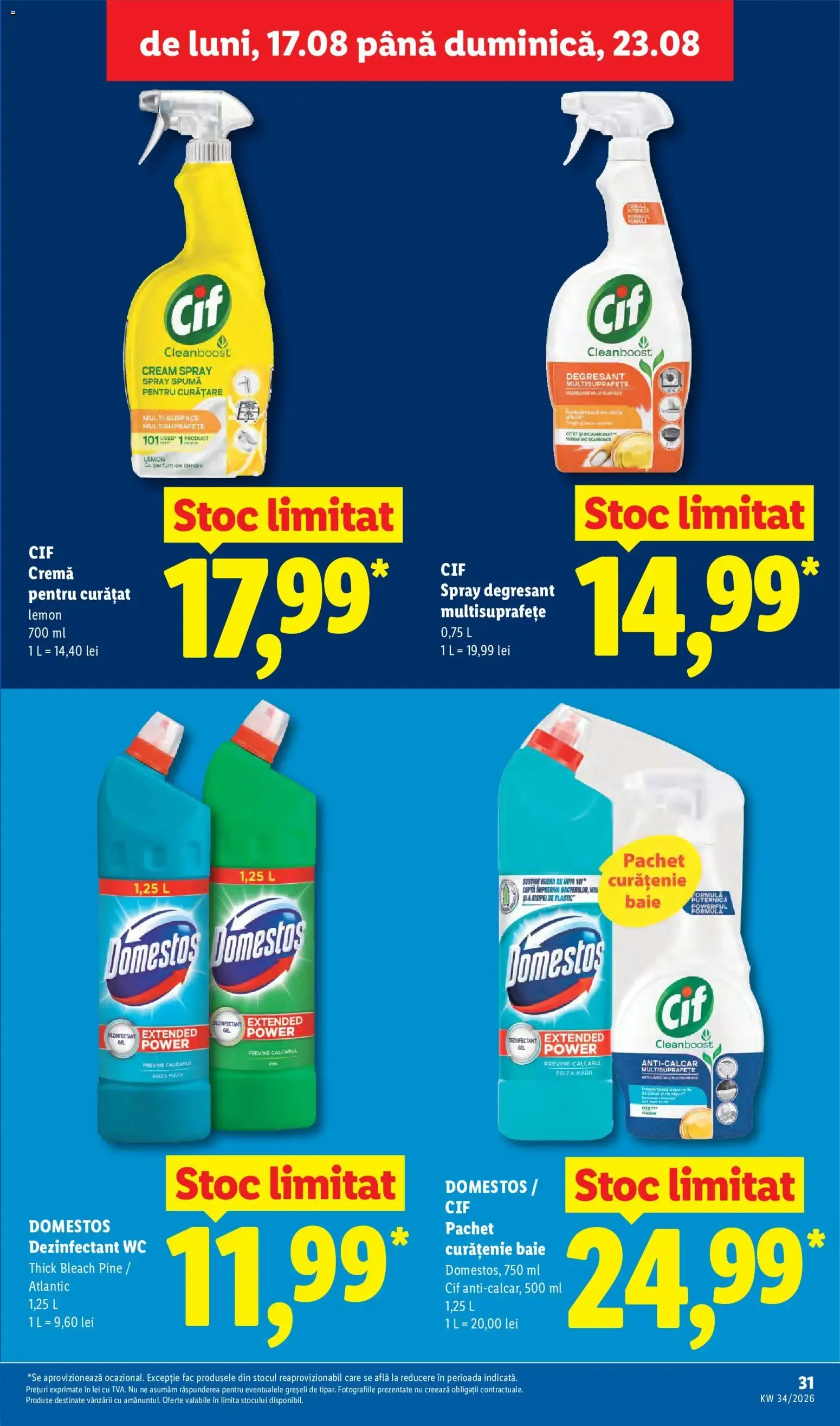 Catalog Catalog LIDL 17.08.2026 - Oferta și Revista online de la 17 august până la 23 august 2026 - Revista Pagina 31