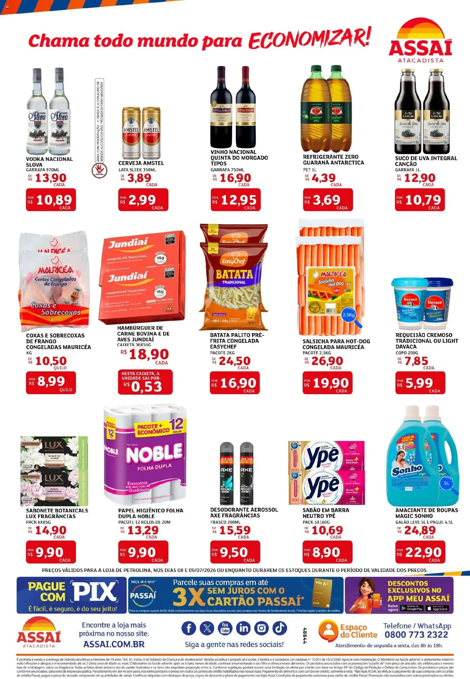Encarte de Assaí Atacadista ofertas - PE de 08/07/2026 | Promoções Online 8 de julho até 9 de julho 2026 - Pagina 2