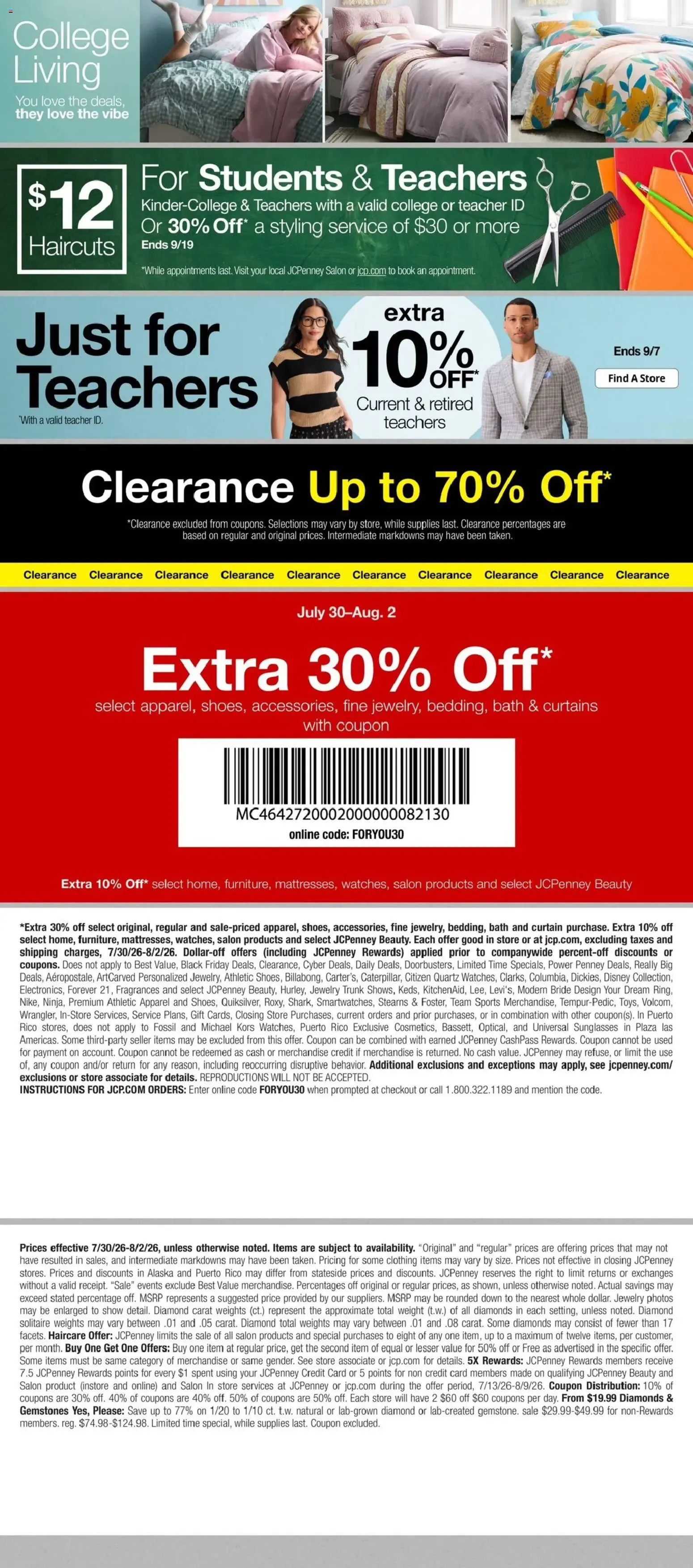 Weekly ad JCPenney Mystery Sale from July 30 to August 2 2026 - Page 8