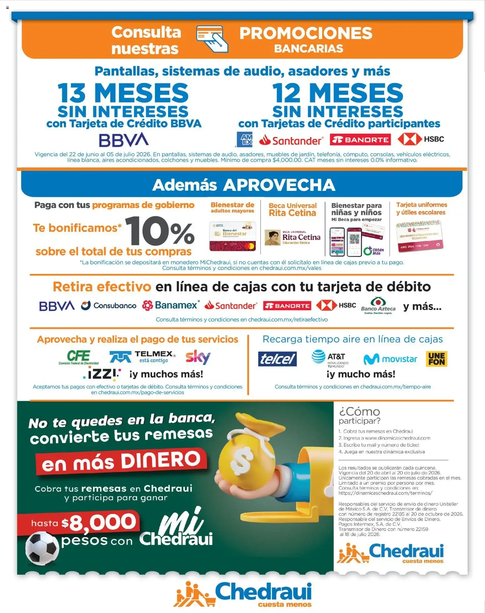 Catálogo de Chedraui folleto Llegan los porti ofertones del verano (22/06/2026 - 05/07/2026) - catálogo en línea 22 de junio al 5 de julio 2026 - Pagina 9