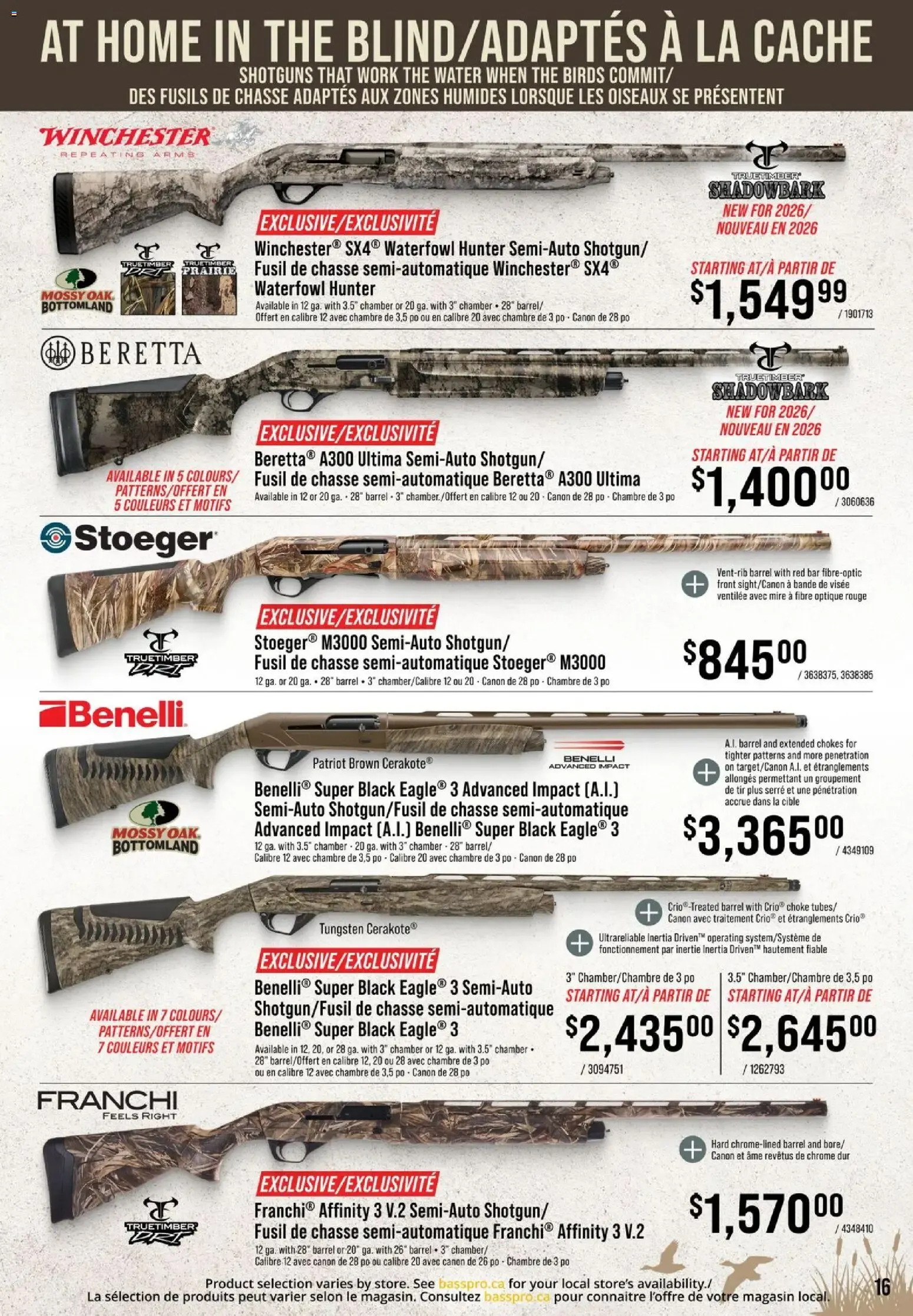 Waterfowl Specialist Catalogue 2026 from August 27 to September 23 2026 - flyer page 16