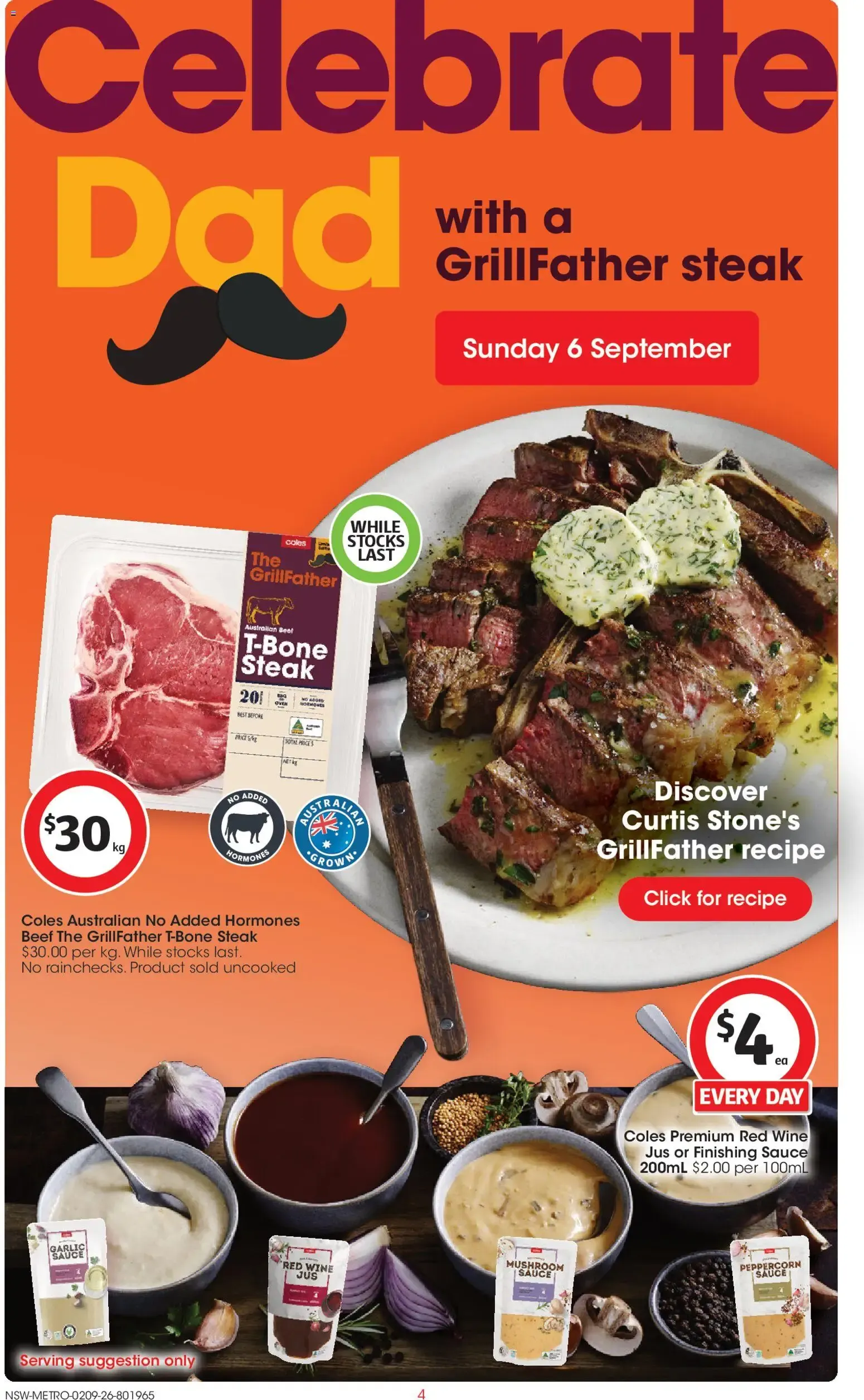 Coles: Celebrate Dad - Father's Day Catalogue - Catalogue valid from 2 September to 8 September 2026 - page 4
