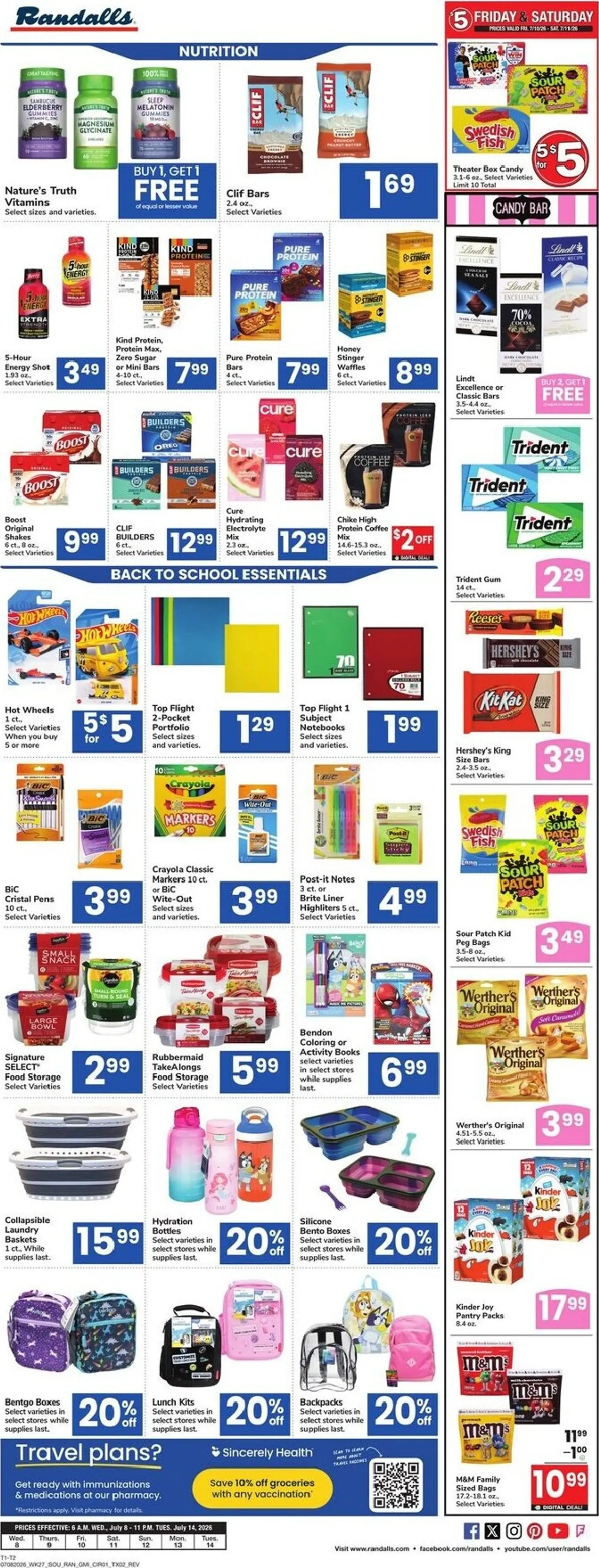 Weekly ad Current Randalls leaflet valid from Wednesday 07/08/2026 to Tuesday 07/14/2026 from July 8 to July 14 2026 - Page 6