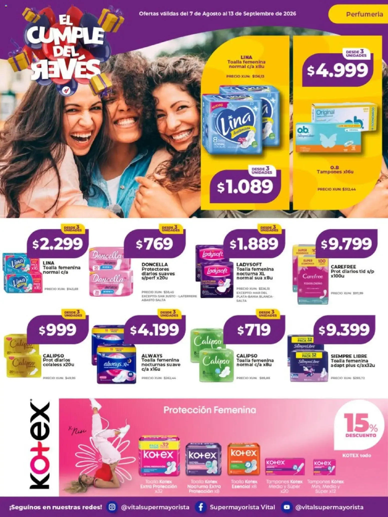 Ofertas de Vital Super Mayorista - El Cumple del Revés 7 de septiembre al 13 de septiembre 2026 - Página 6 del catálogo