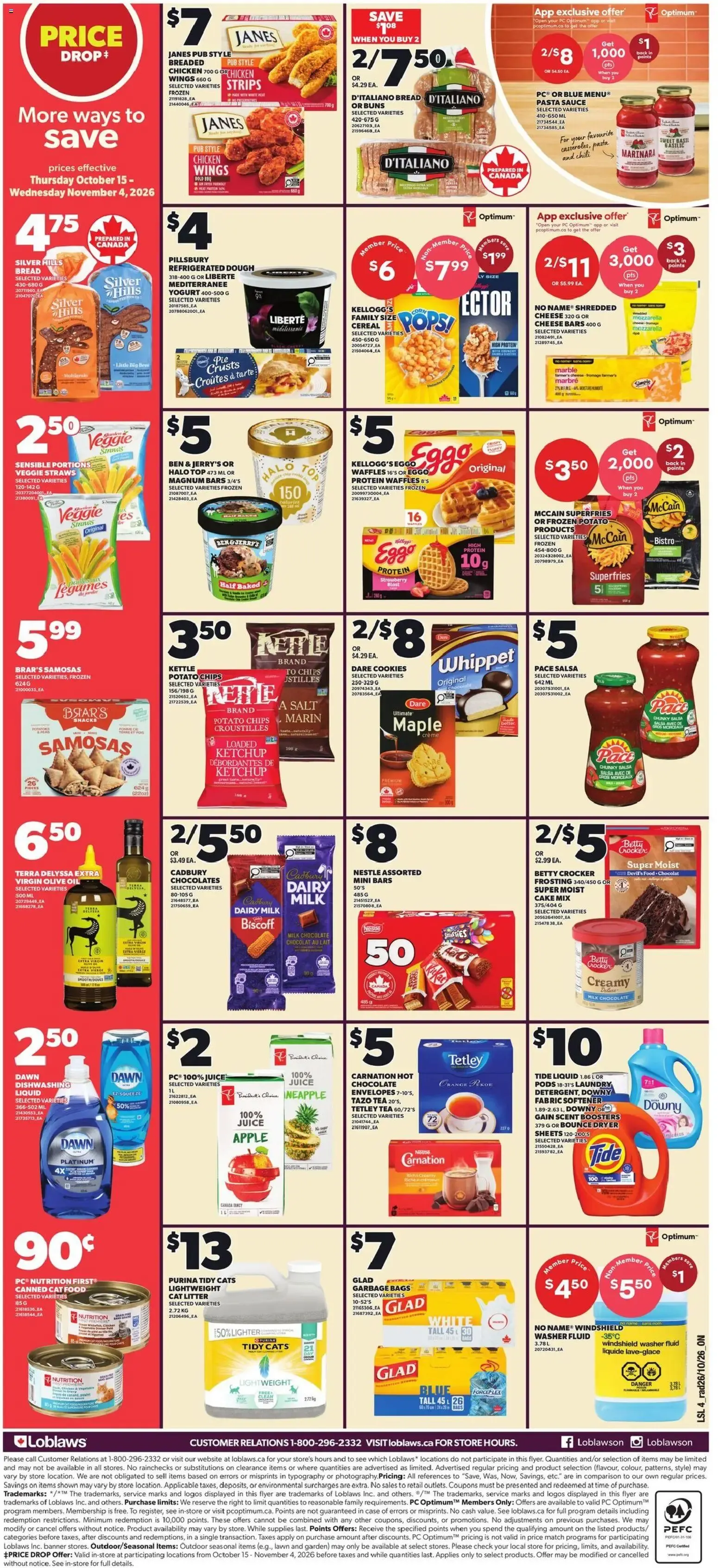 Loblaws weekly flyer / circulaire from Oct 29, 2026 > weekly specials & deals from October 29 to November 4 2026 - flyer page 2