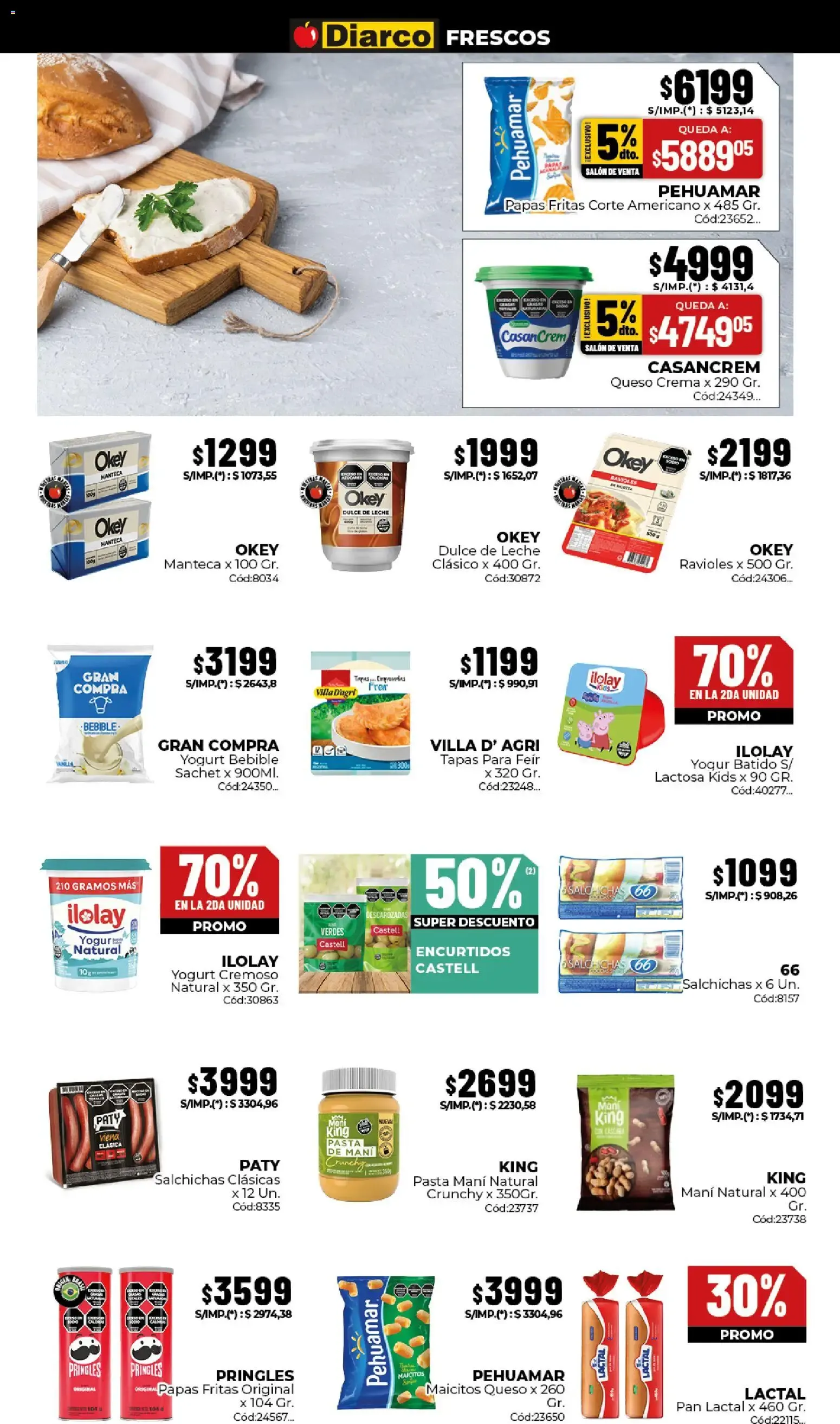 Ofertas de Diarco: Ofertas válidas del 20/07 al 24/07 20 de julio al 24 de julio 2026 - Página 11 del catálogo