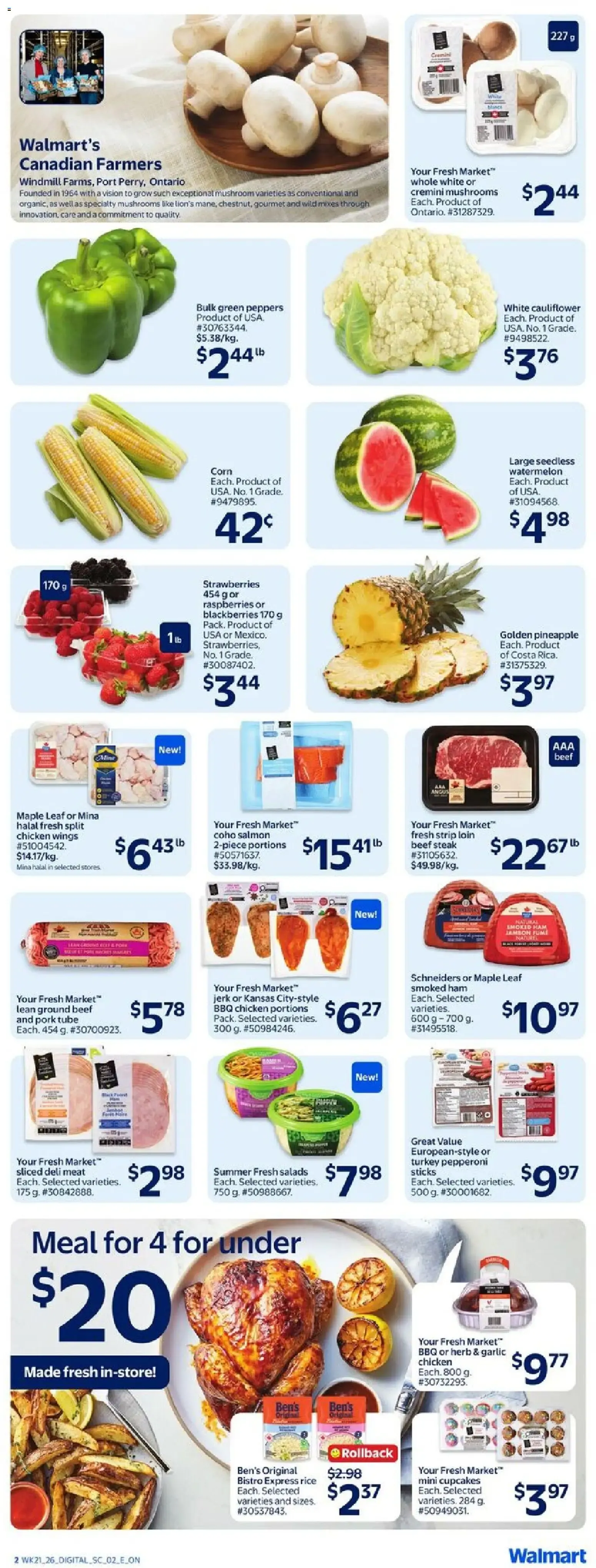 Walmart weekly flyer from Jun 18, 2026 > weekly specials & deals from June 18 to June 24 2026 - flyer page 4