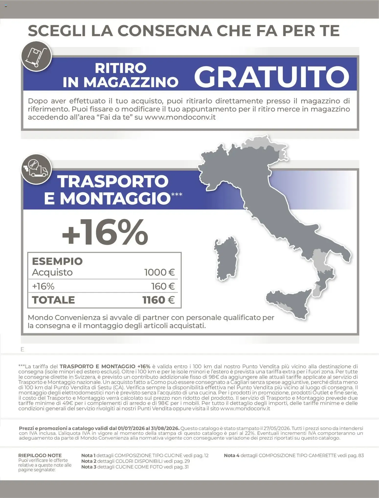 Mondo Convenienza Volantino dal 01/07/2026 > Catalogo da 1 luglio a 31 agosto di 2026 - Pagina del volantino 99