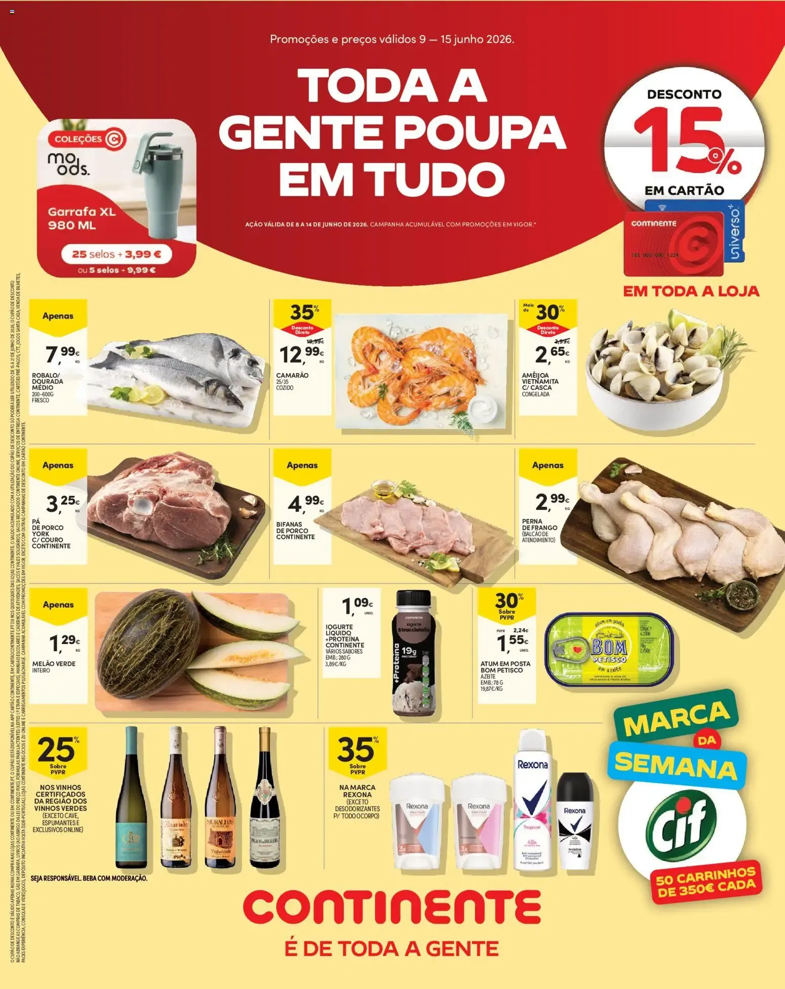 Folheto Toda a Gente Poupa em Tudo de 9 de junho até 15 de junho 2026 - Pagina 1