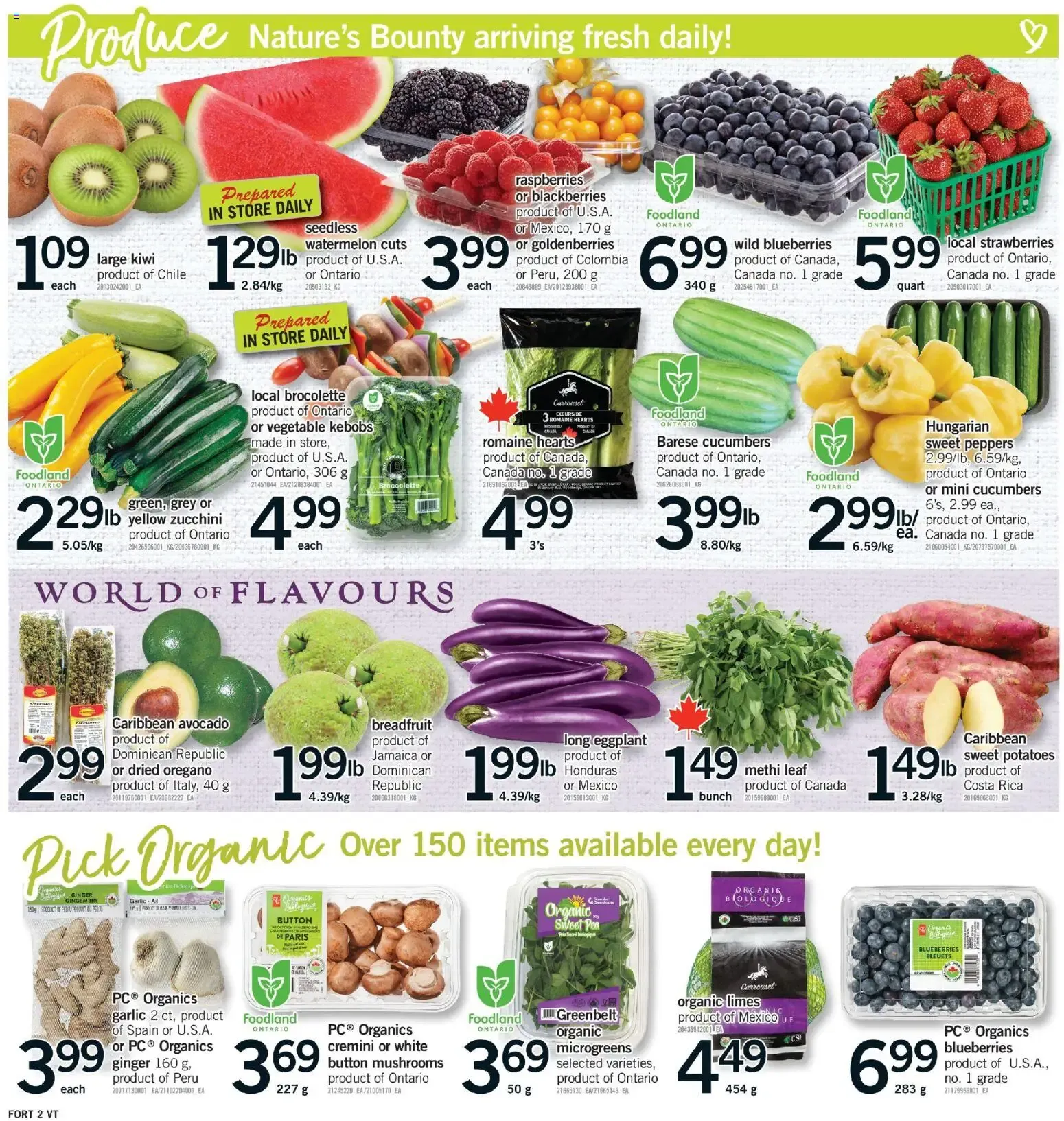 Fortinos weekly flyer / circulaire from Aug 13, 2026 > weekly specials & deals from August 13 to August 19 2026 - flyer page 3
