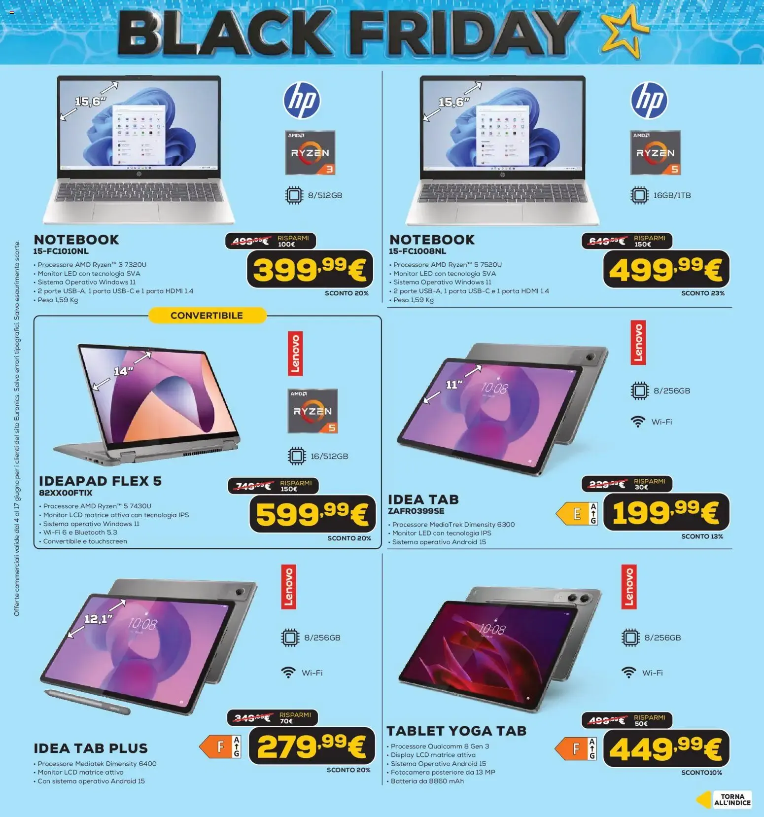 Volantino Euronics Black Friday da 4 giugno a 17 giugno di 2026 - Pagina del volantino 13