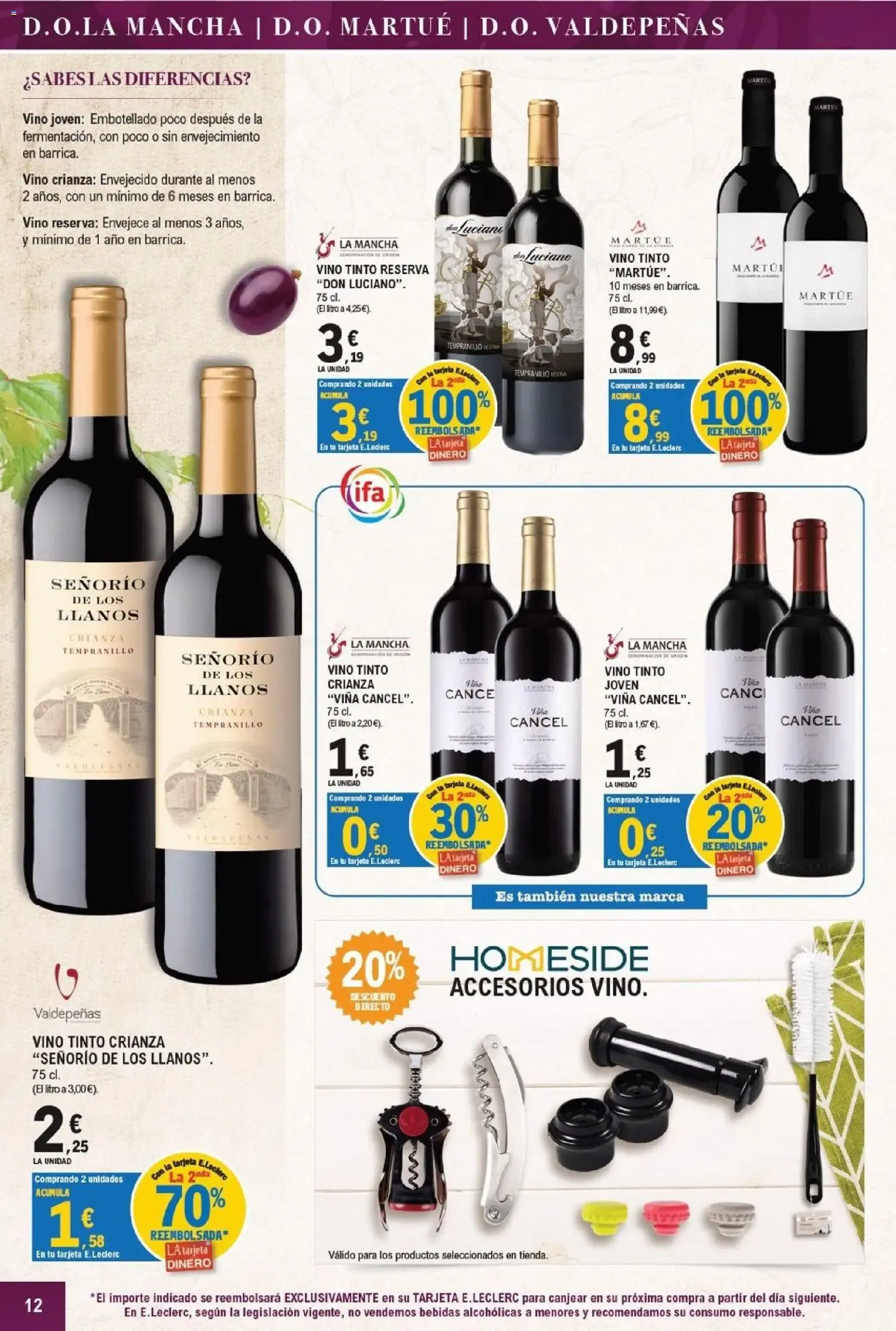 Catálogo de E.Leclerc - Feria del Vino 16 de septiembre al 4 de octubre 2026 - Página 12