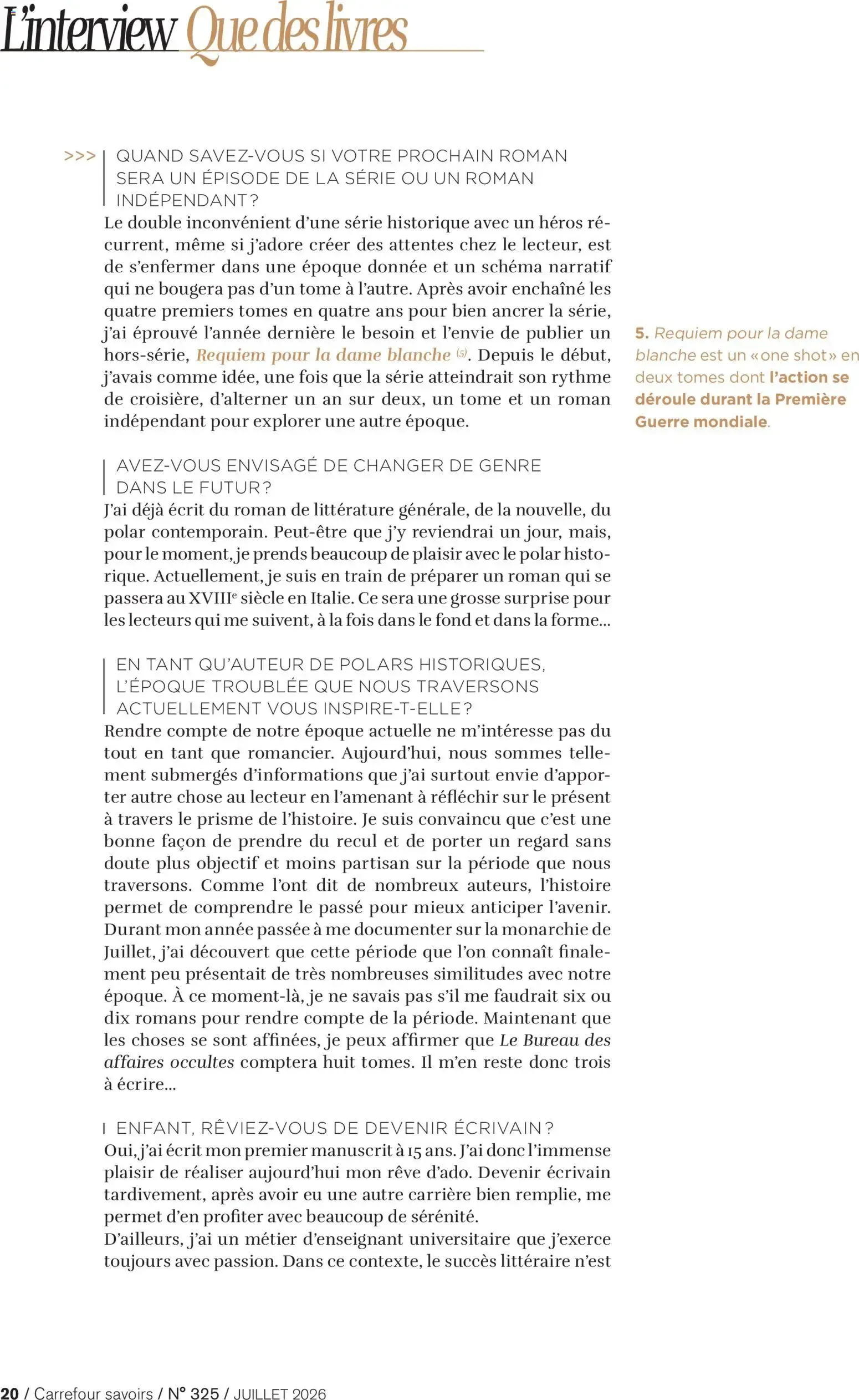 Carrefour SAVOIRS du 1 juillet au 31 juillet 2026 - Catalogue page 20