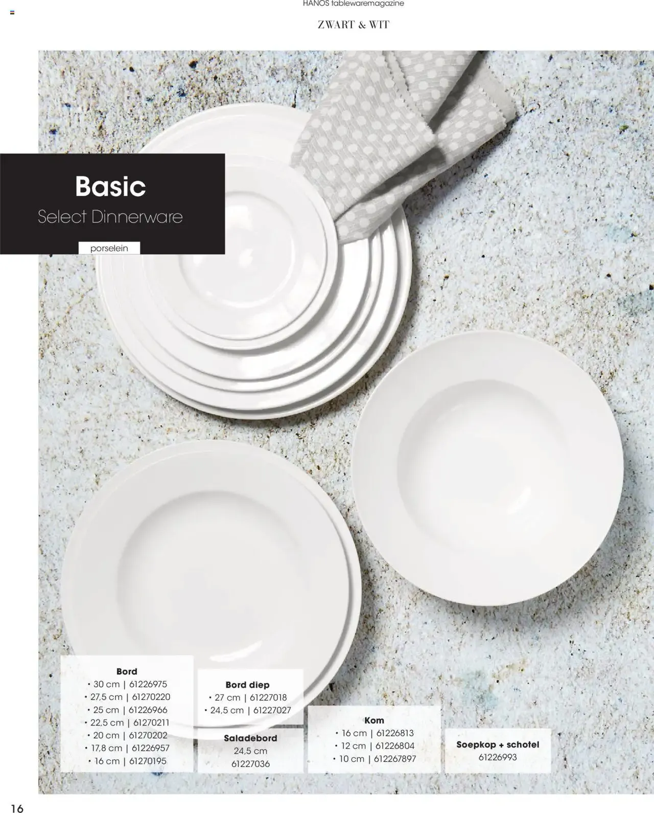 Hét TABLEWARE magazine voor de horeca van 1 september tot 31 december 2026 - Folder pagina 16