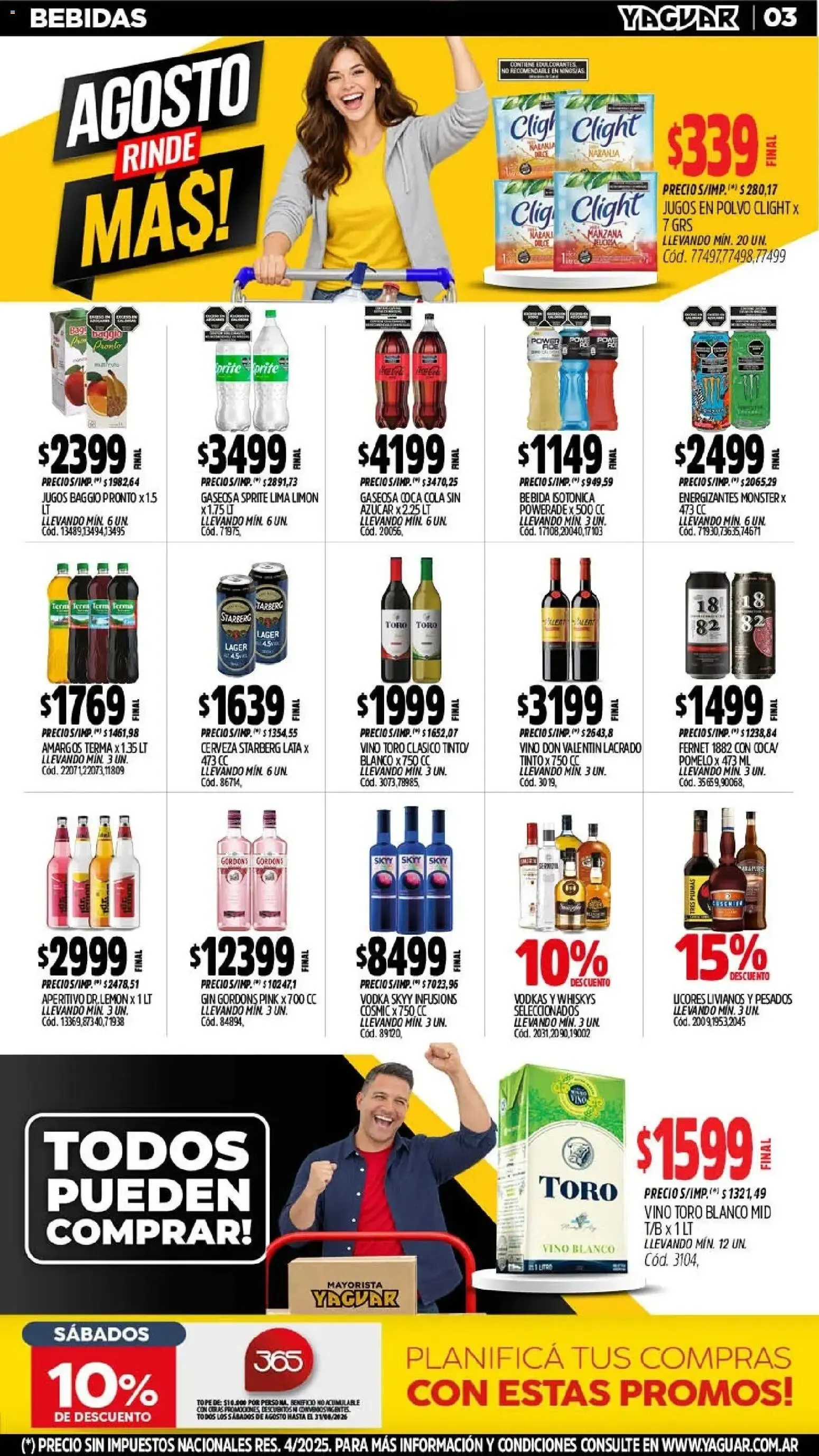 Ofertas de Yaguar catálogo del 24/08/2026 - 30/08/2026 24 de agosto al 30 de agosto 2026 - Página 3 del catálogo
