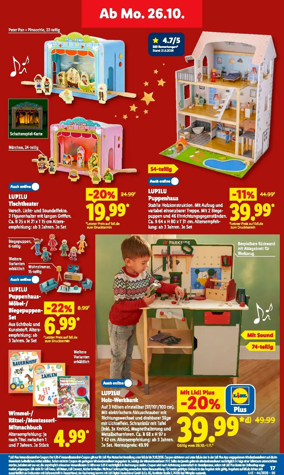 Lidl Prospekt – von Montag 26.10.2026 bis Samstag 31.10.2026 von 26. Oktober bis 31. Oktober 2026 - Prospekt seite 36
