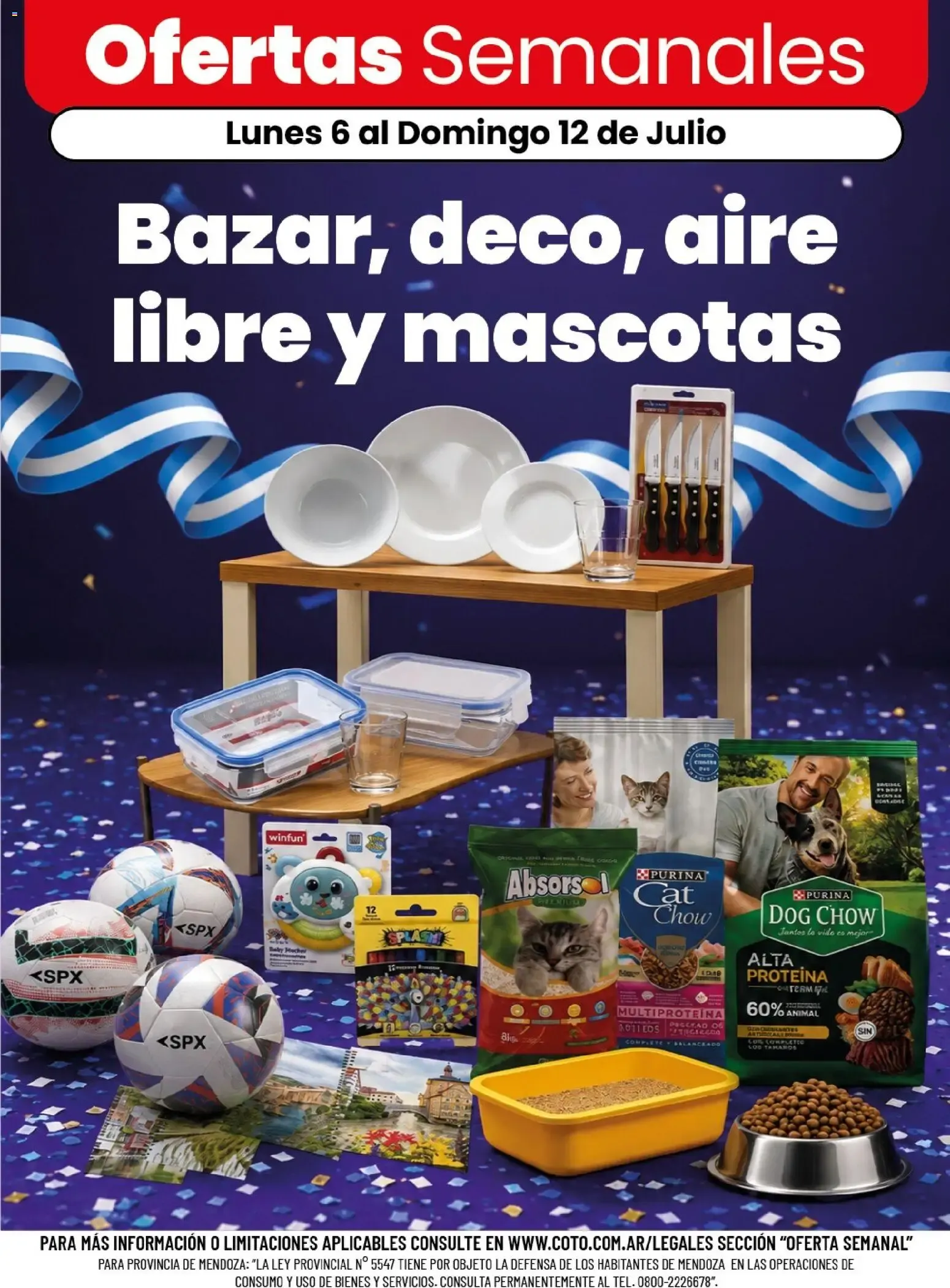 Ofertas de Ofertas Semanales: Bazar, deco, aire libre y mascotas 6 de julio al 12 de julio 2026 - Página 1 del catálogo