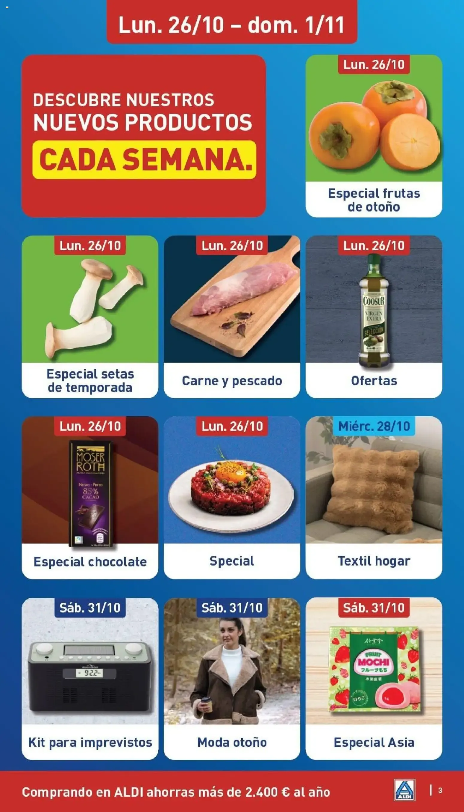 Catálogo de Aldi: Bajos precios en frescos 26 de octubre al 1 de noviembre 2026 - Página 3