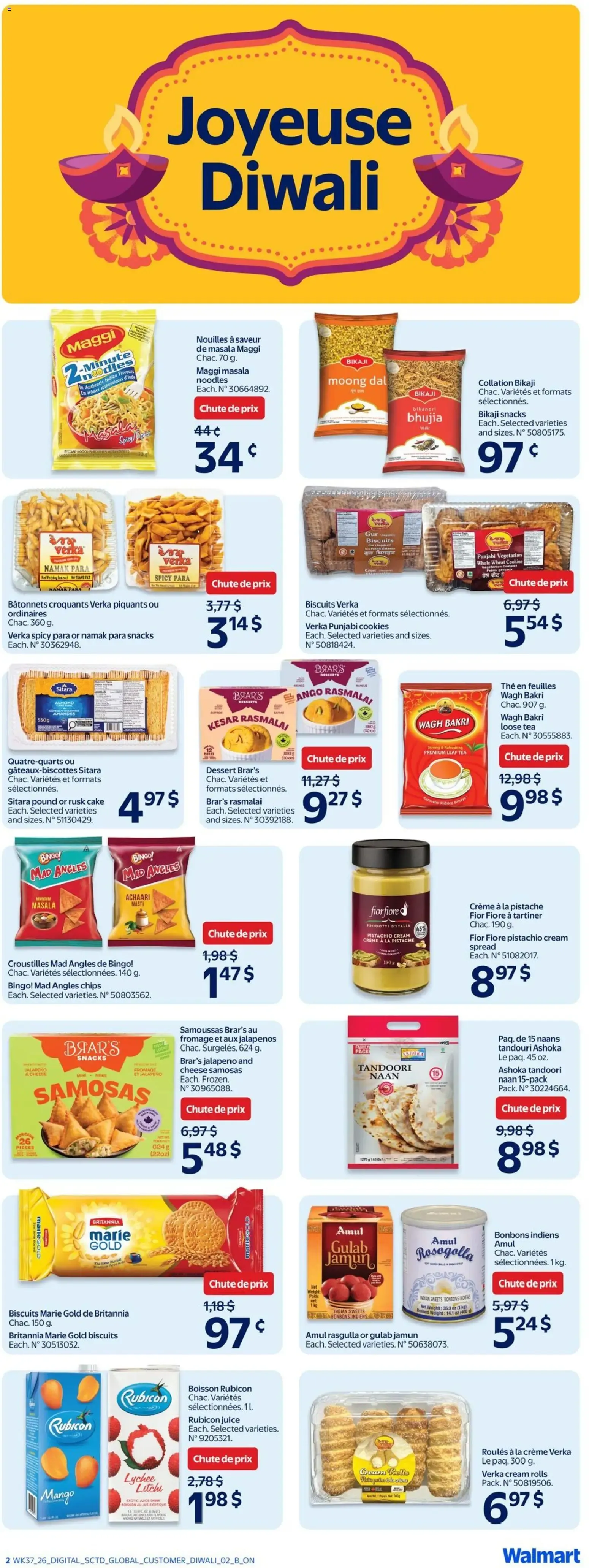 Walmart circulaire - Diwali from Oct 15, 2026 > weekly specials & deals from October 15 to November 11 2026 - flyer page 12