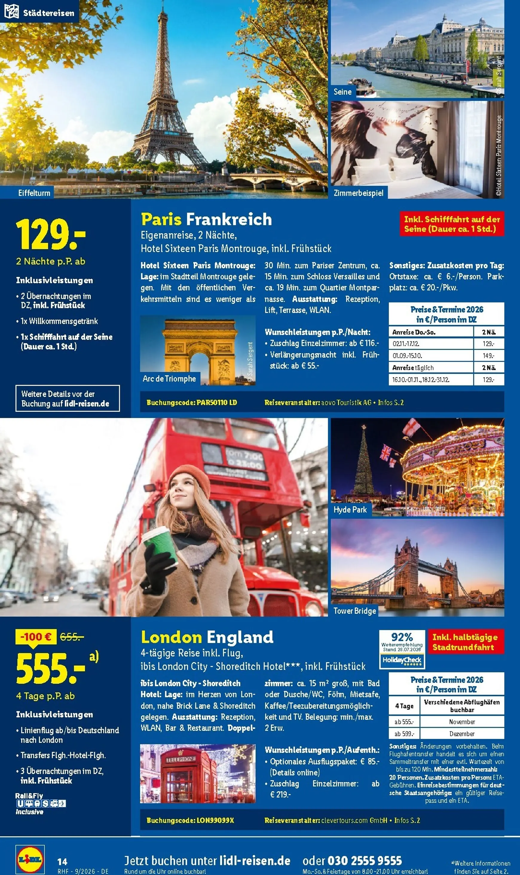 Jetzt den Sommer verlängern von 29. August bis 30. September 2026 - Prospekt seite 14