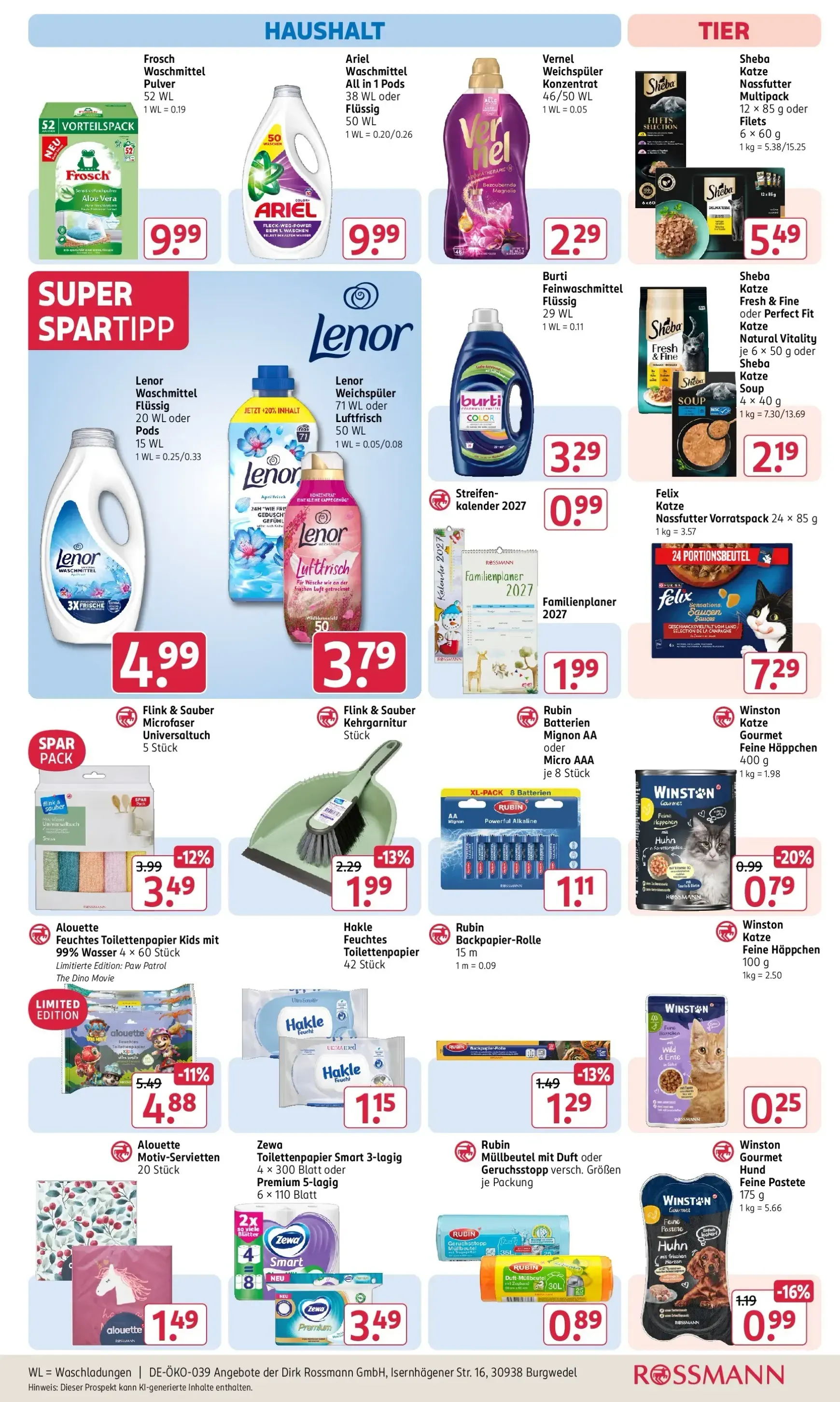 ROSSMANN Prospekt – von Montag 28.09.2026 bis Freitag 02.10.2026 von 28. September bis 2. Oktober 2026 - Prospekt seite 21