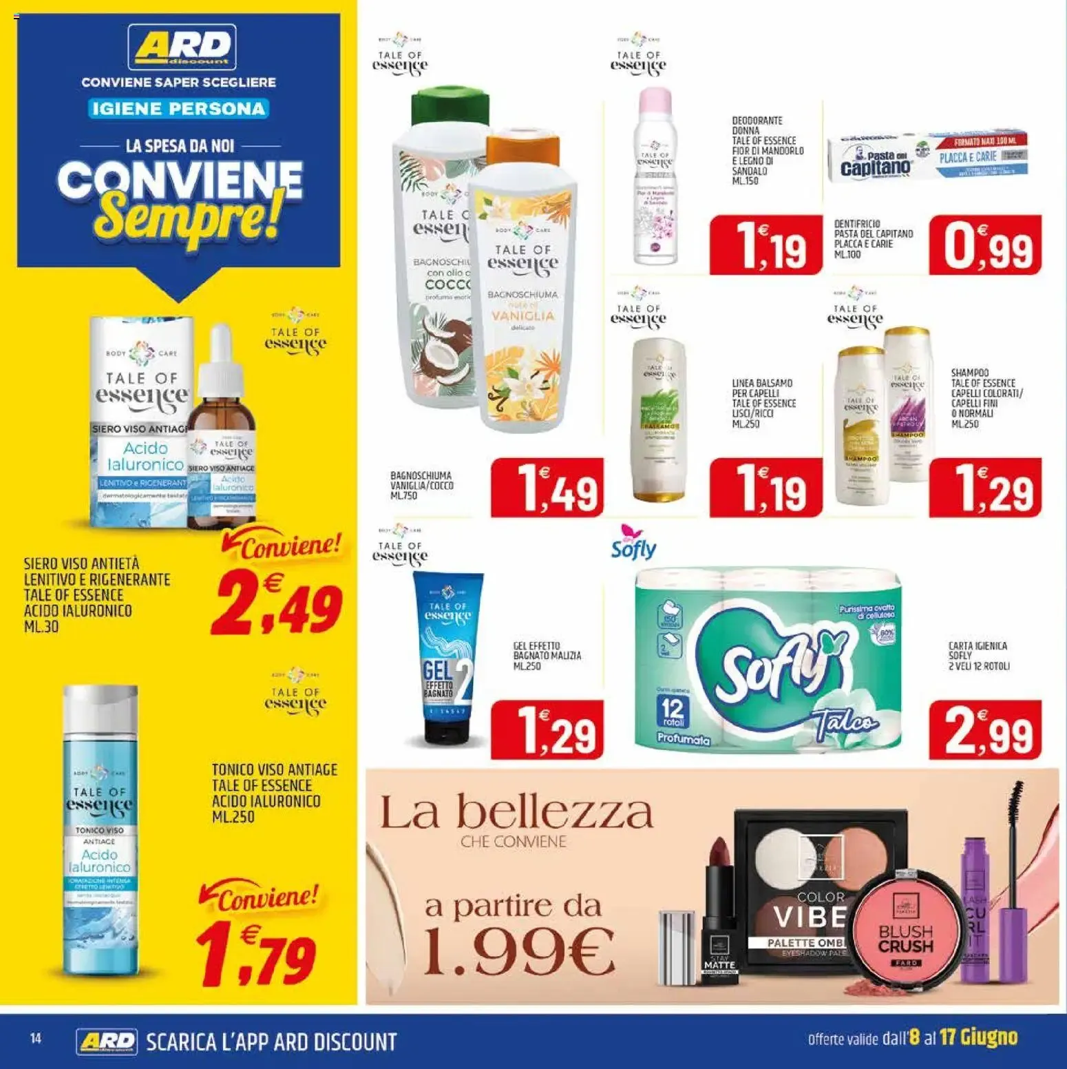 Nuovo ARD Discount volantino Sardegna dal 06/06/2026 > offerte anteprima 🛍️ da 8 giugno a 17 giugno di 2026 - Pagina del volantino 14