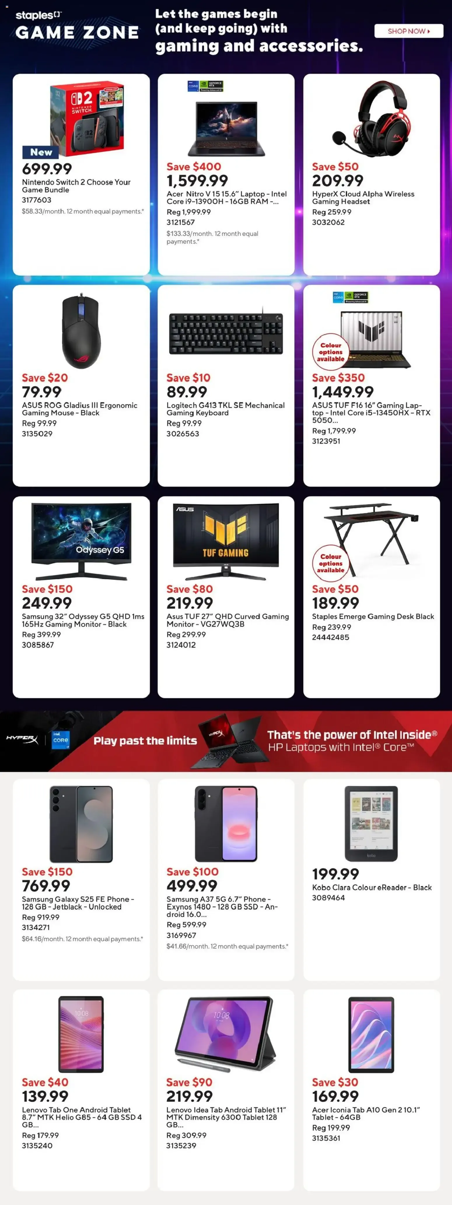 Staples Easy Deals & Friends + Family Savings from July 17 to July 23 2026 - flyer page 8