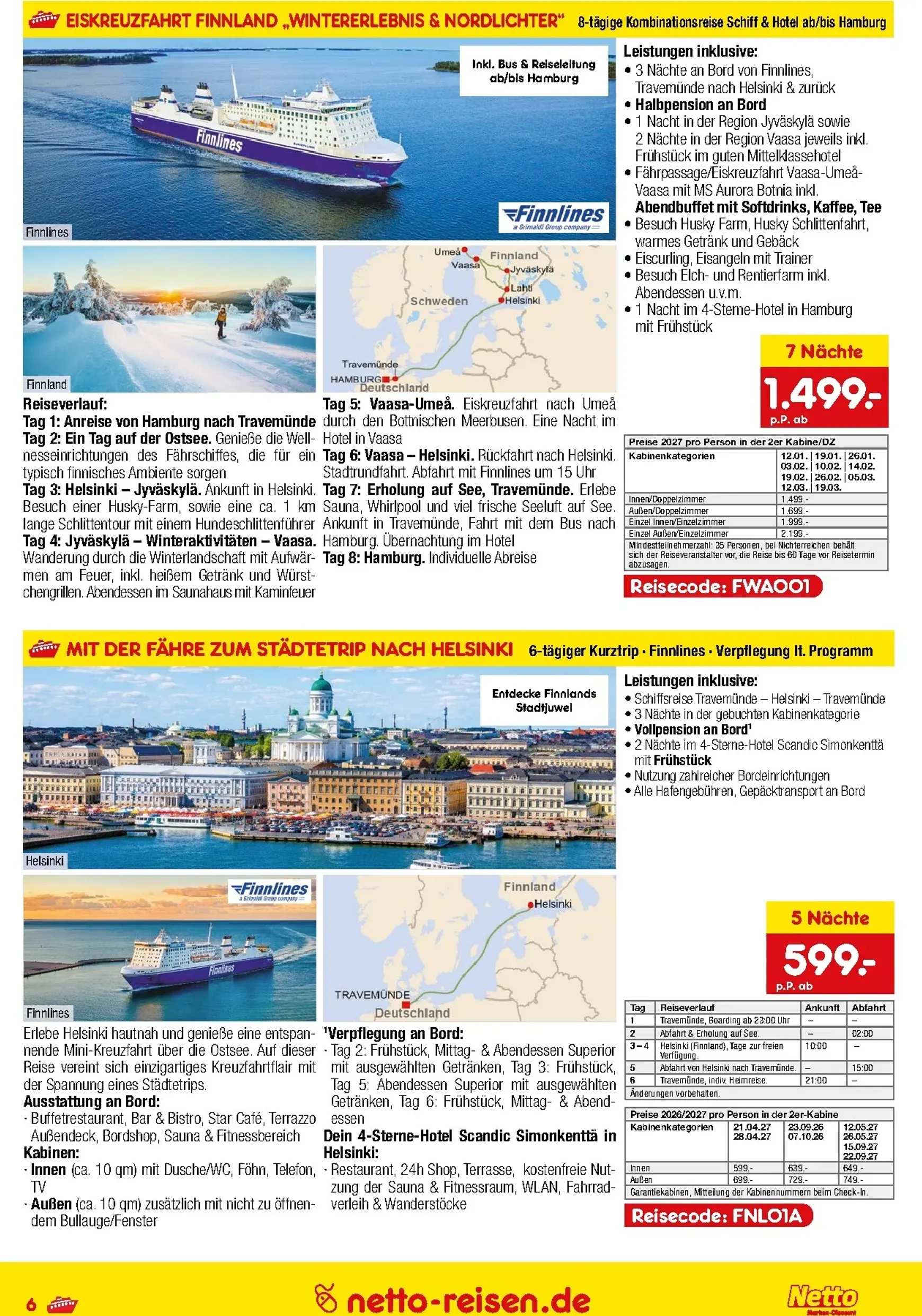 Netto Marken Discount - Reise-Sonderangebote Prospekt – von Donnerstag 11.06.2026 bis Dienstag 30.06.2026 von 11. Juni bis 30. Juni 2026 - Prospekt seite 6