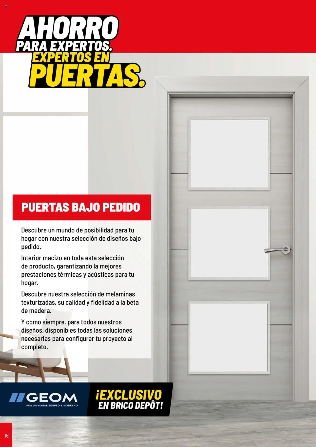 Catálogo de Brico Depôt Catálogo Puertas y Ventanas 2025 23 de julio al 30 de junio 2026 - Página 16