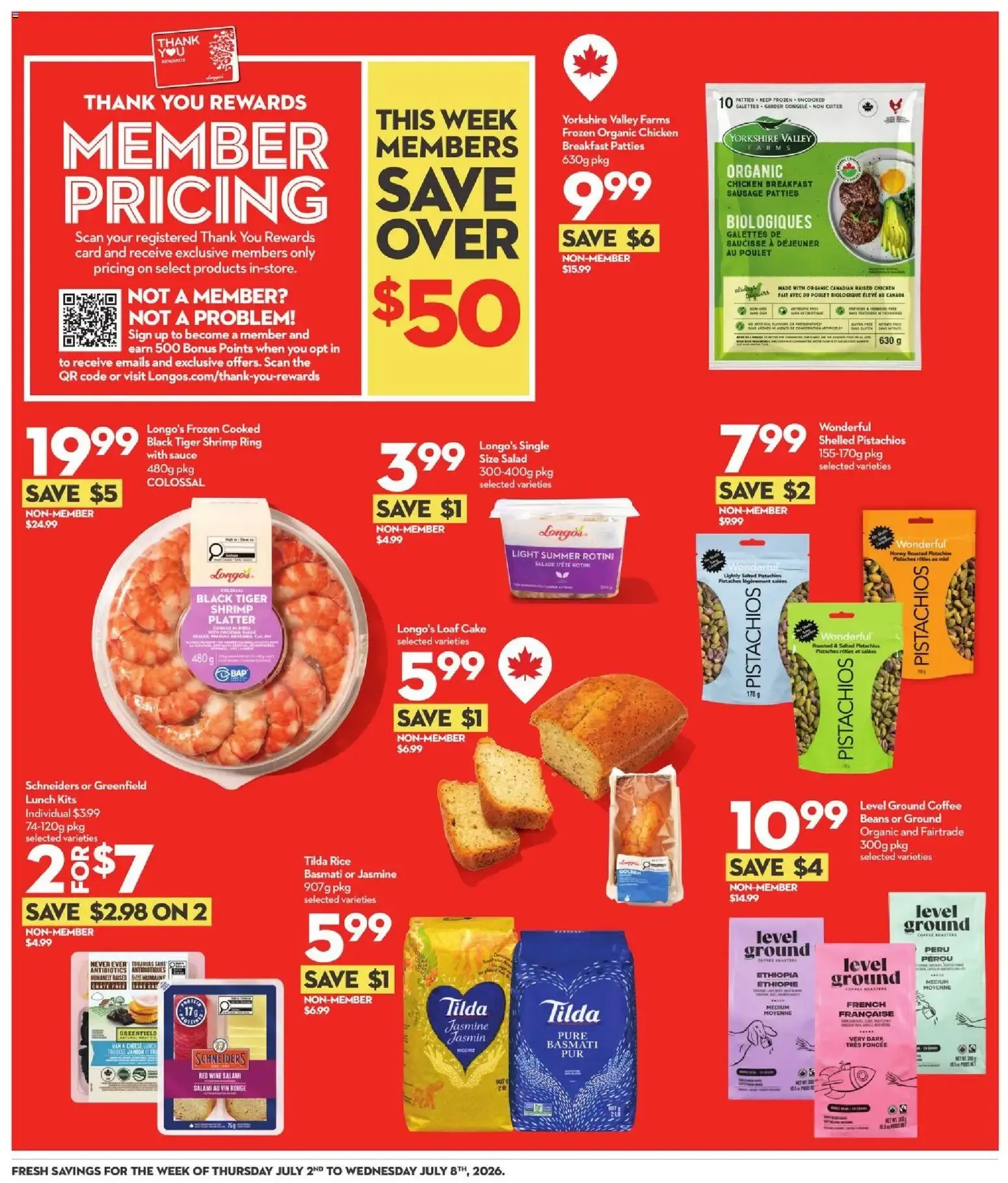 Longo's weekly flyer / circulaire from Jul 2, 2026 > weekly specials & deals from July 2 to July 8 2026 - flyer page 7